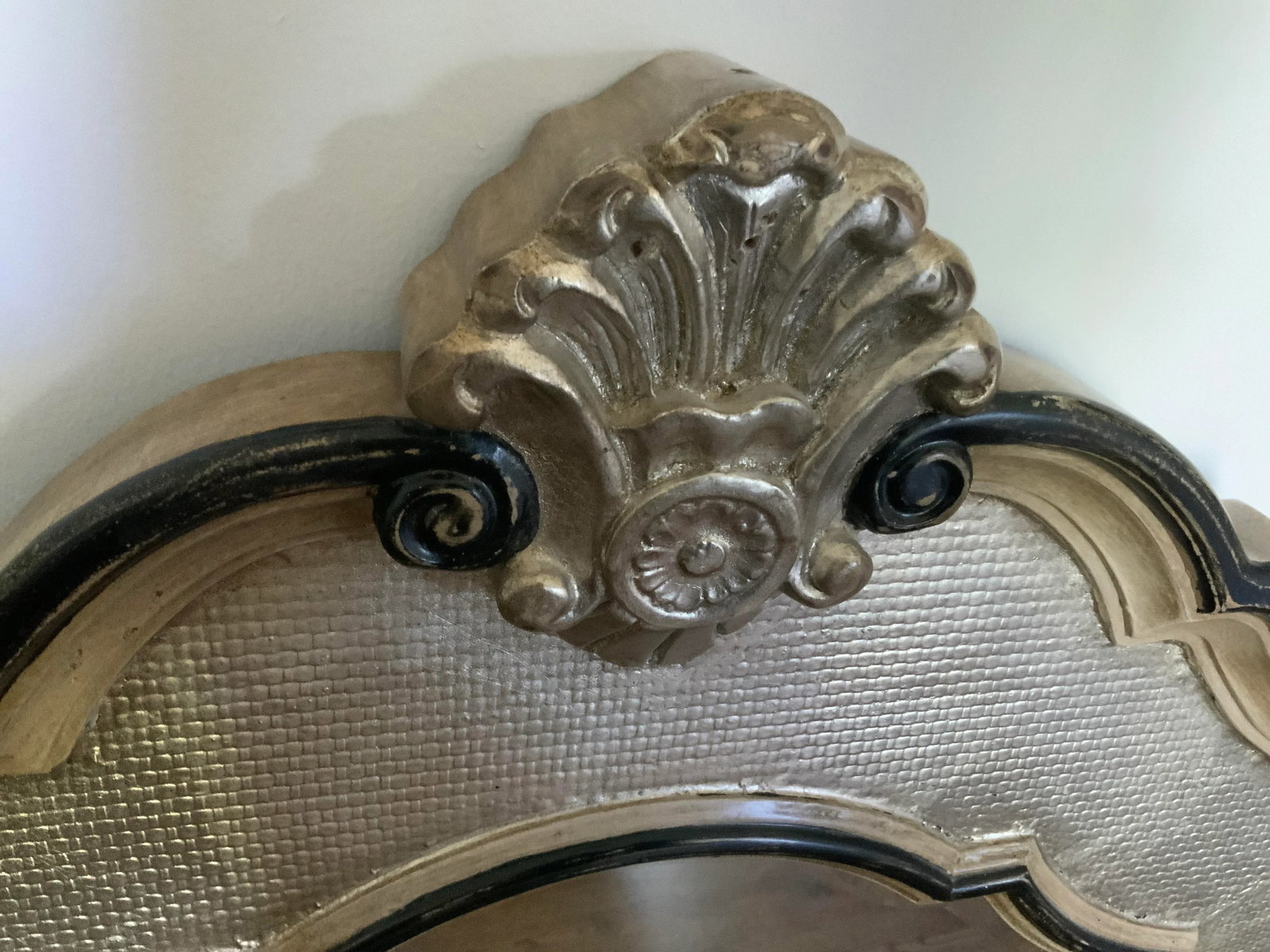 1970s Art Deco Black, Silver and Gold Mirror - 9