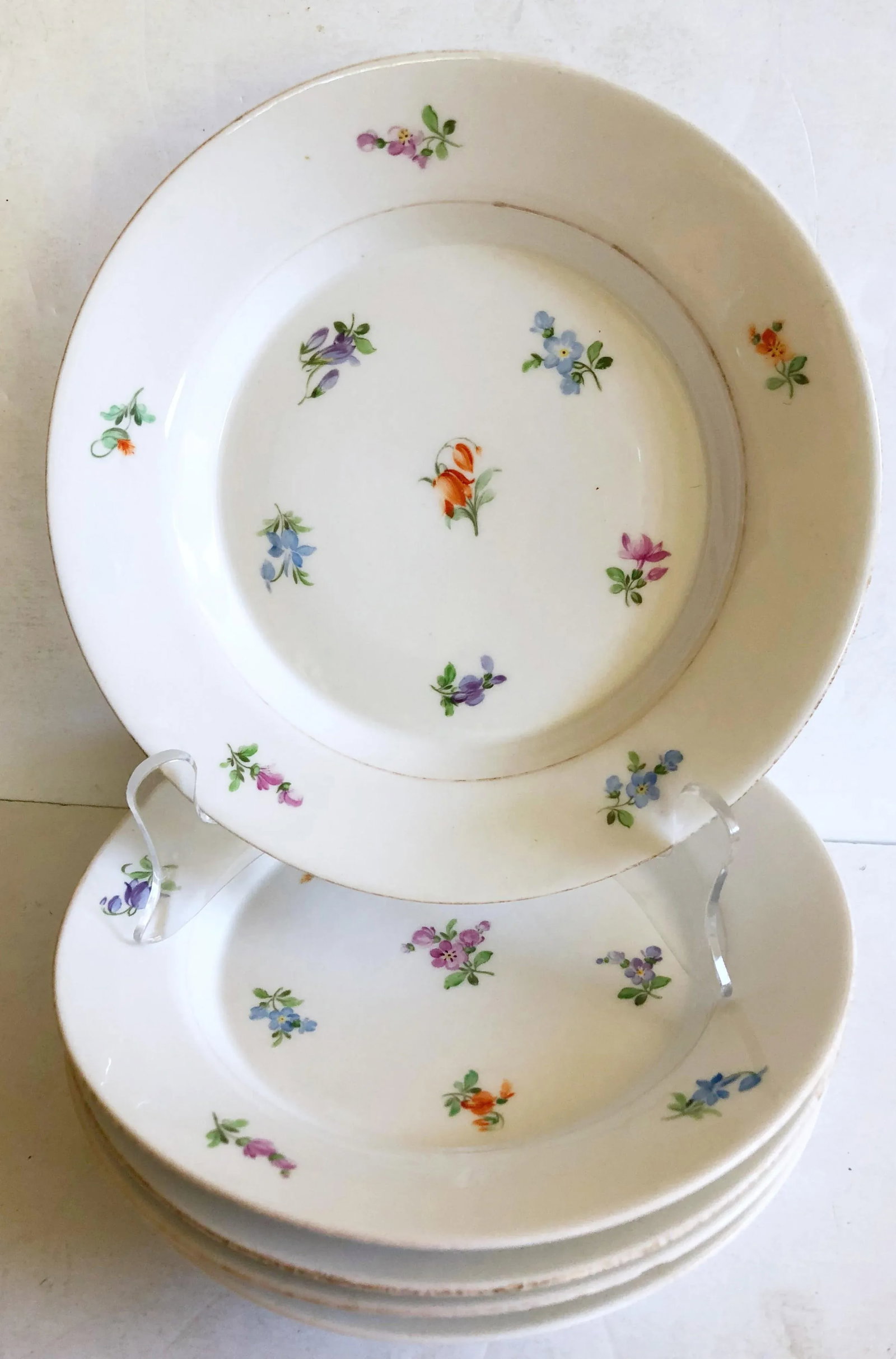 Continental Spring Floral Plates, Set of 5 - 5