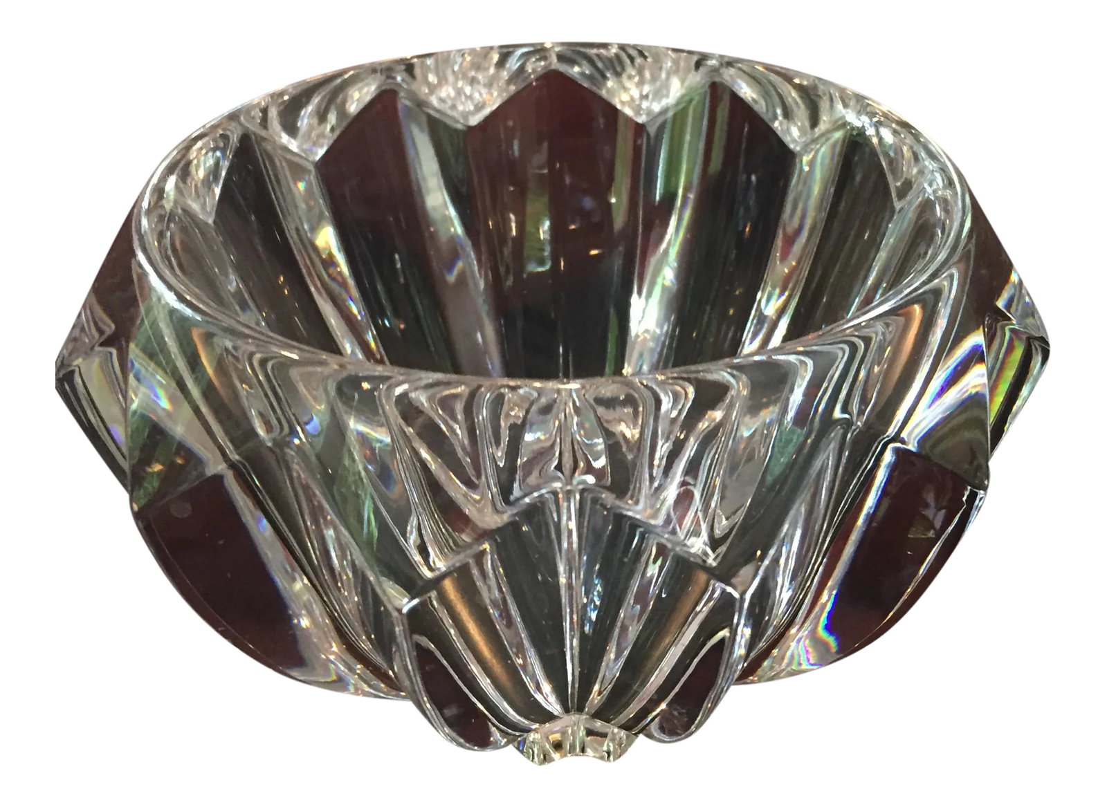 1970s Orrefors Crystal Bowl or Vase (1 of 6)