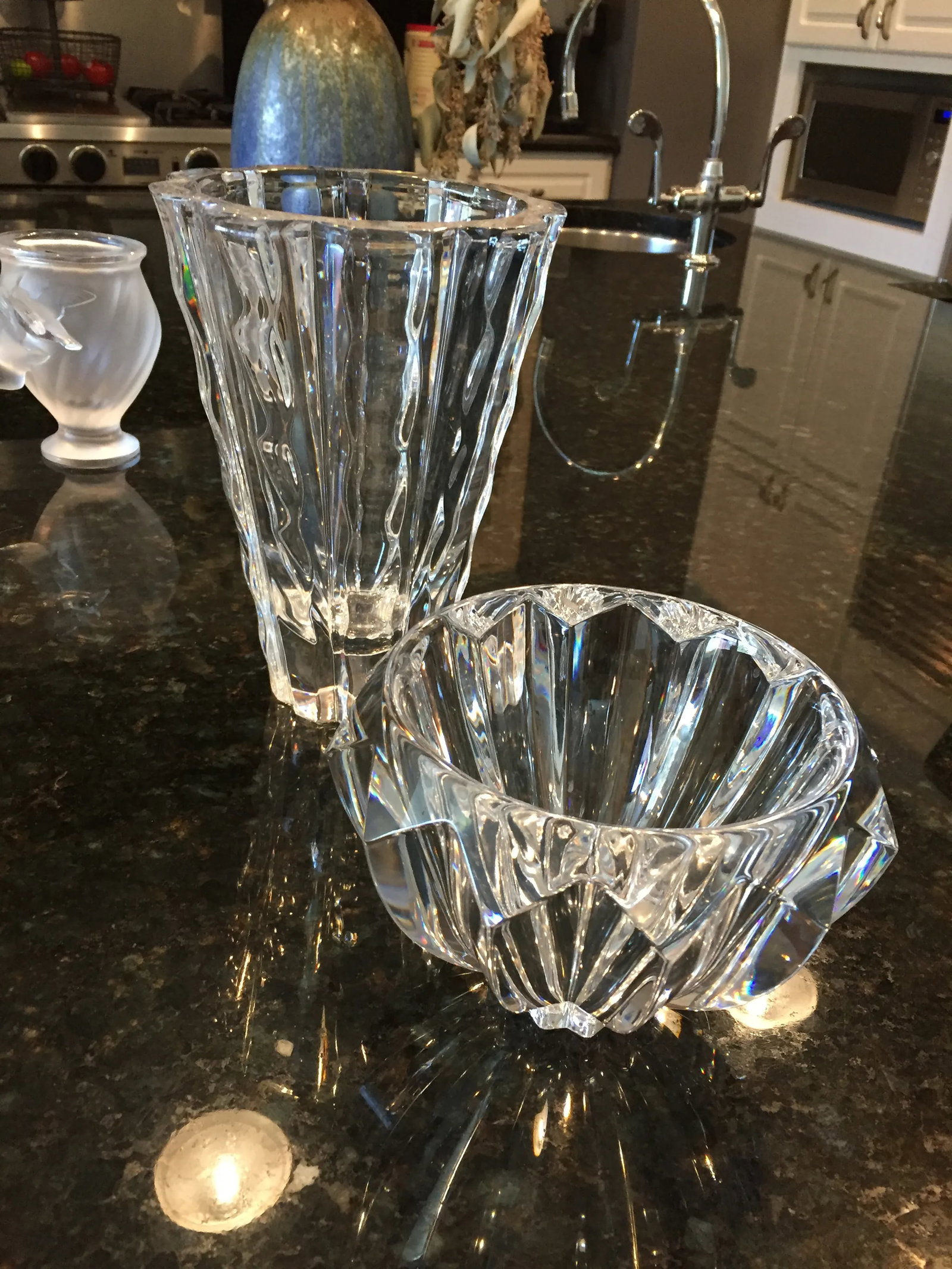 1970s Orrefors Crystal Bowl or Vase - 5