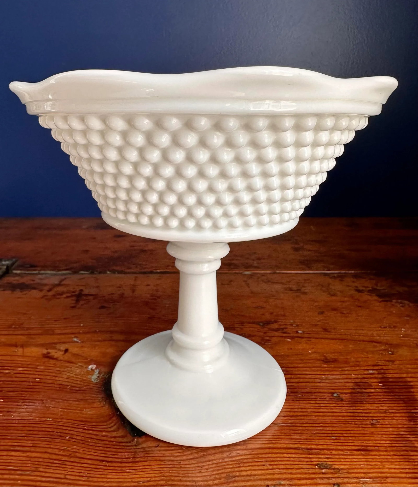 Vintage Westmoreland Milk Glass Compote - 2