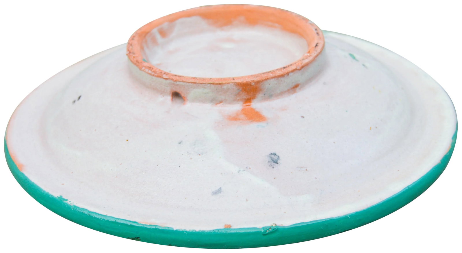 Mid 20th Century Colorful Moroccan Ceramic Plate - 6