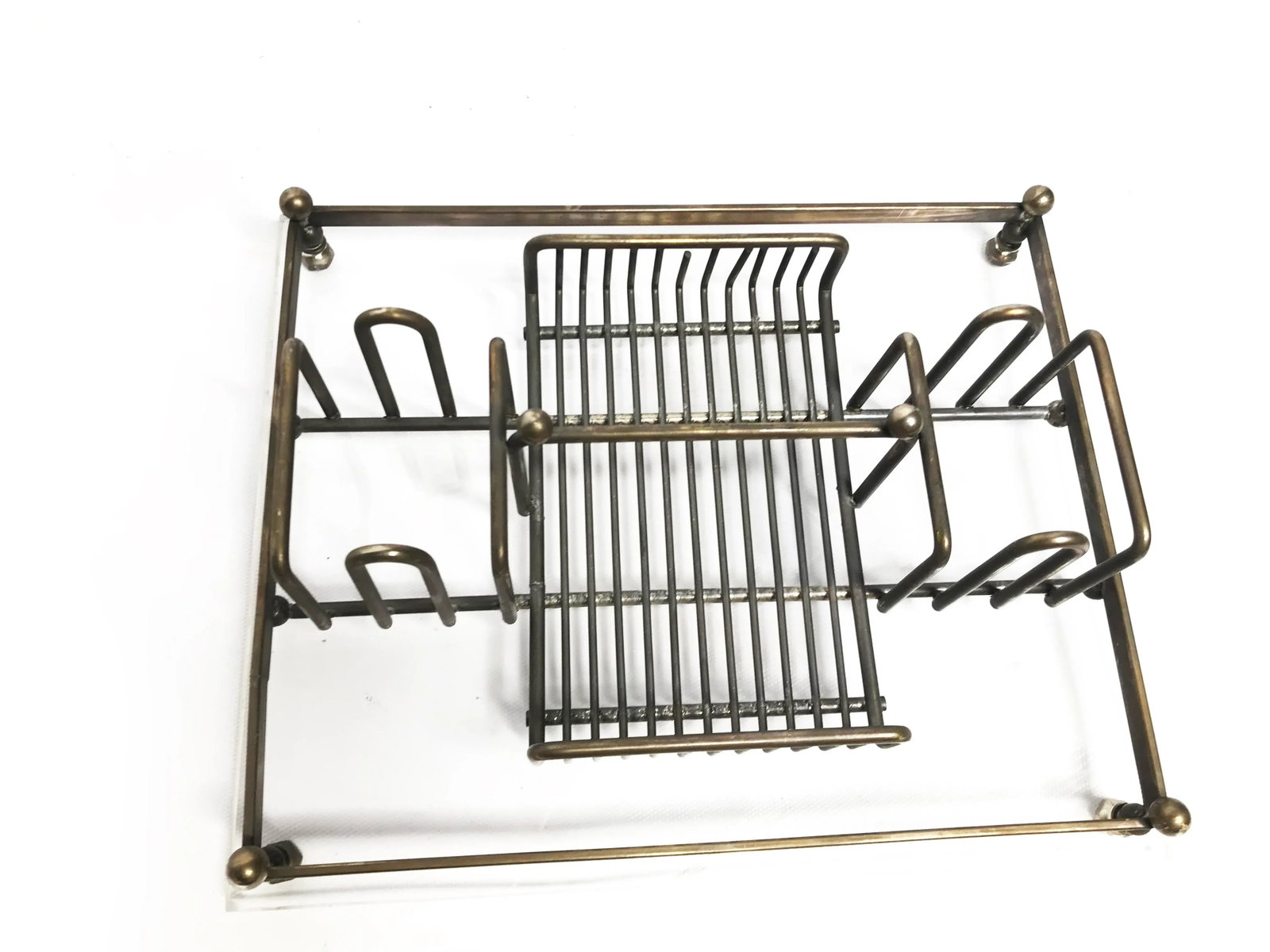 Vintage Mid-Century Dinner Napkin and Condiment Rack - 3