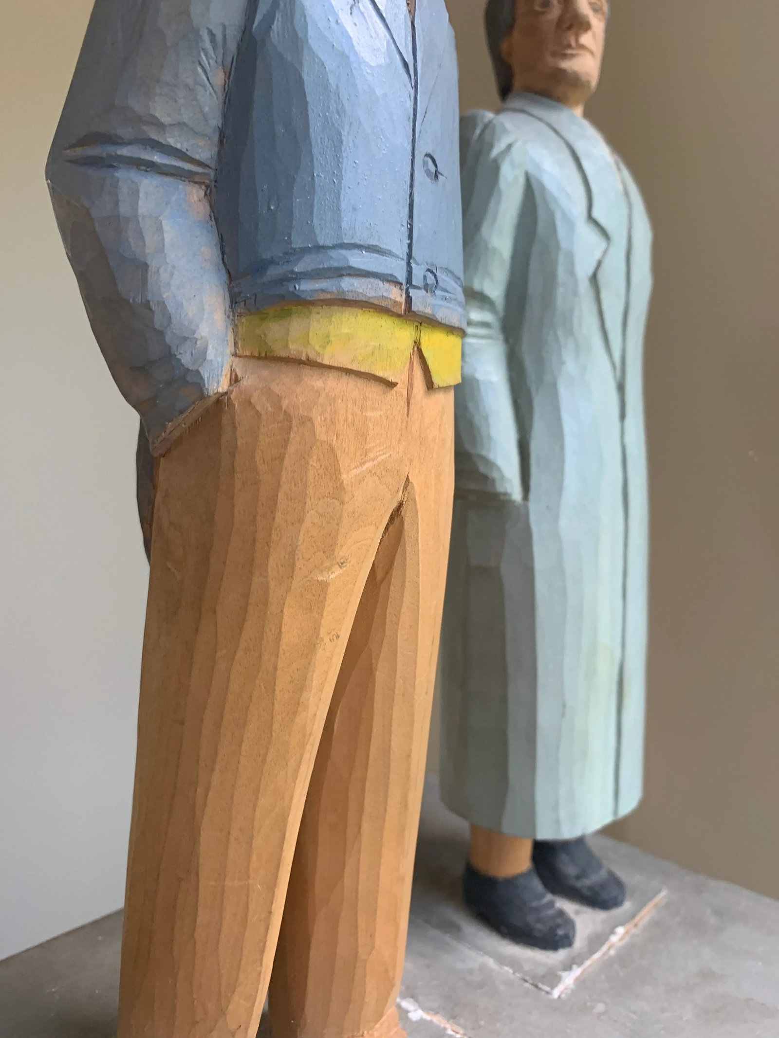 1960s Norwegian Scandinavian Wood Carving Sculpture - 7