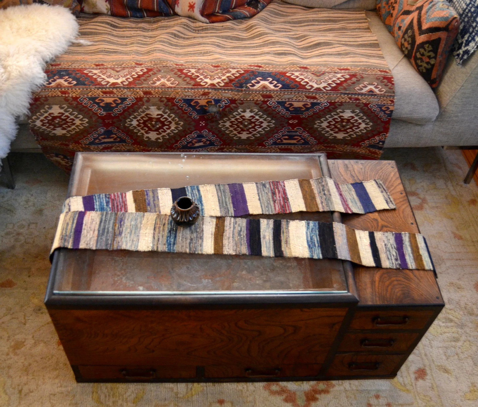 Japanese Antique Brazier Coffee Table - 8