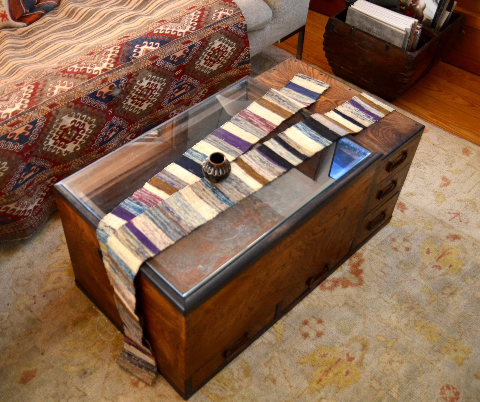 Japanese Antique Brazier Coffee Table - 9
