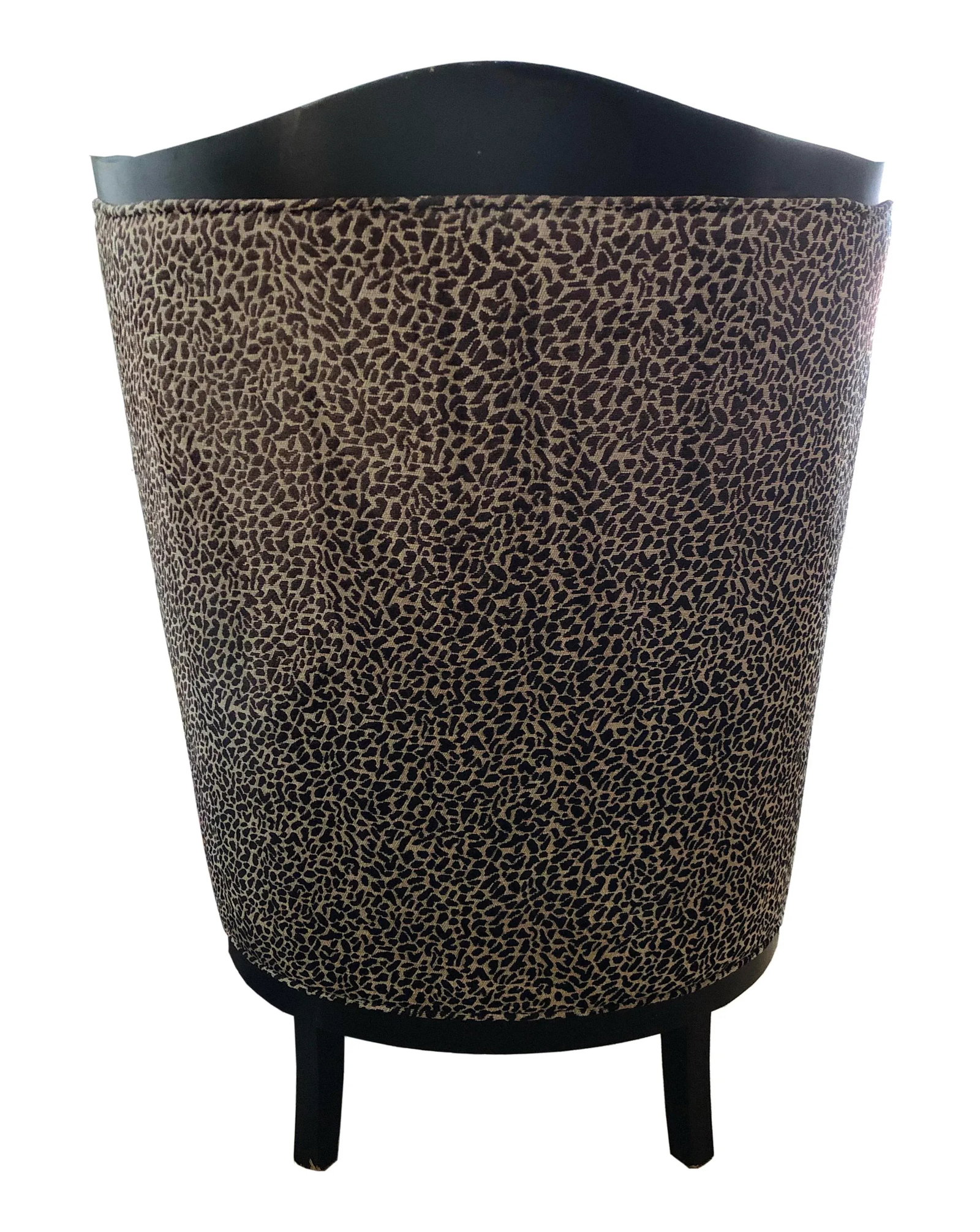 Hd Buttercup Leopard Print Upholstered Armchair - 4