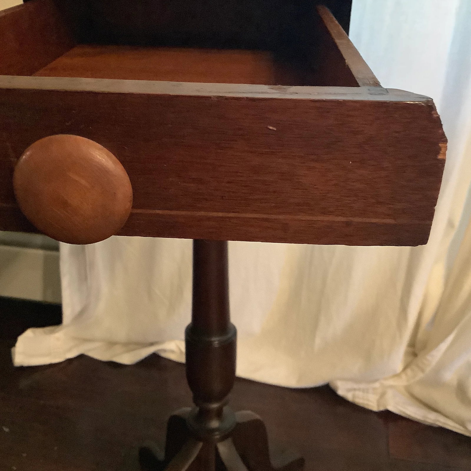 19th Century Victorian Marble Top Stand With Drawer - 6