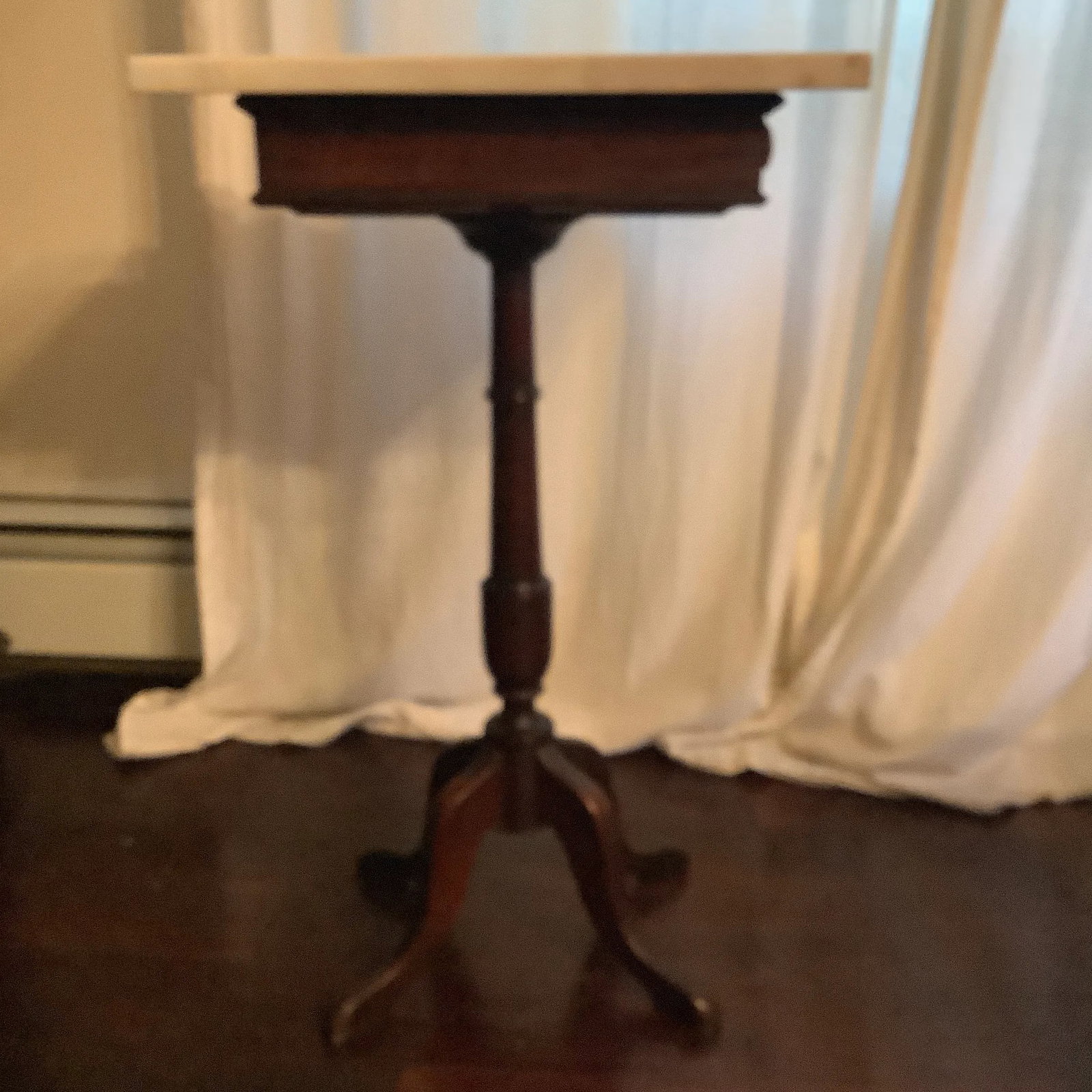 19th Century Victorian Marble Top Stand With Drawer - 7