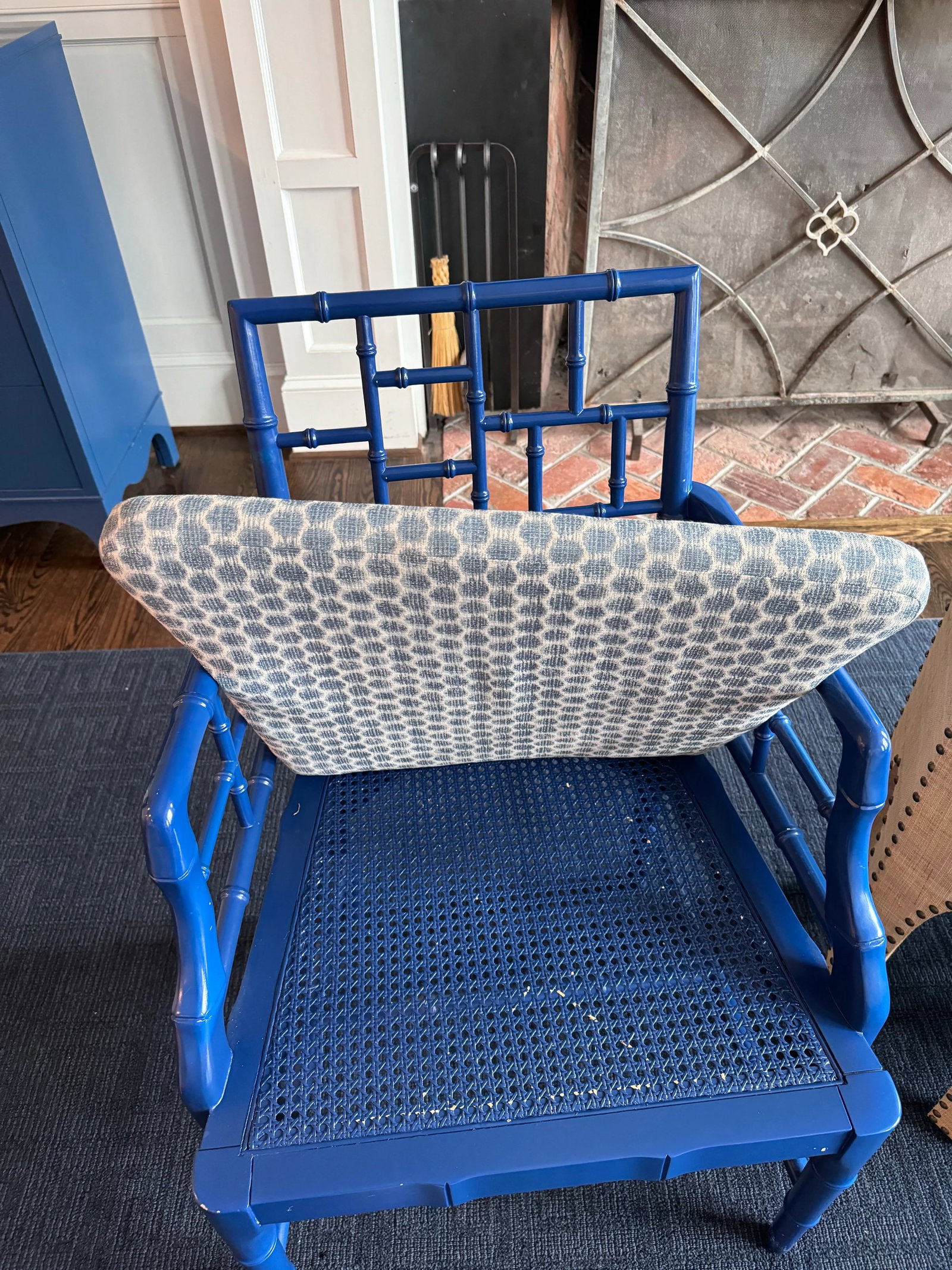 Custom Set of 2 Kravet Fabric Chippendale Chairs - 4