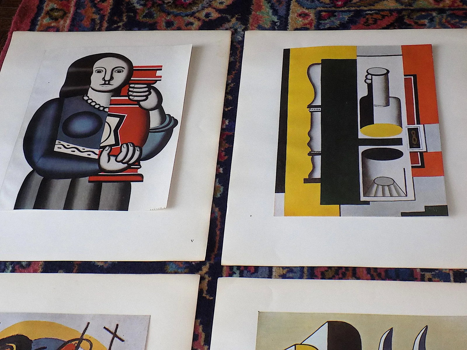 Vintage Mid 20th Century Limited Edition Signed Fernand Leger Cubist Lithographs - Set of 12 - 2