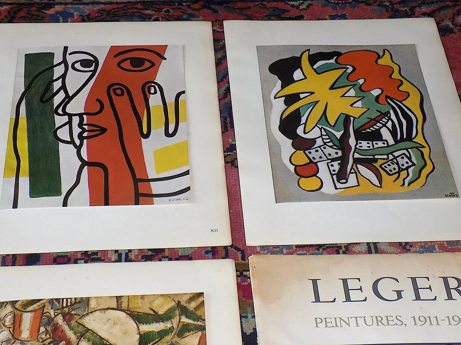 Vintage Mid 20th Century Limited Edition Signed Fernand Leger Cubist Lithographs - Set of 12 - 3