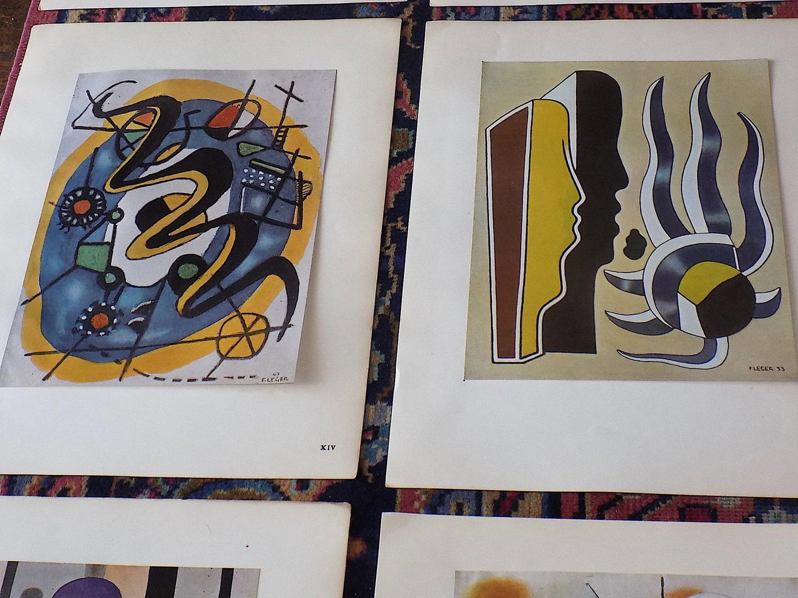 Vintage Mid 20th Century Limited Edition Signed Fernand Leger Cubist Lithographs - Set of 12 - 4