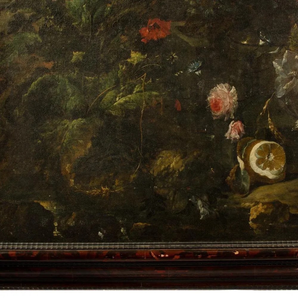 A Large 19th Century Continental School Grotto Feast With Landscape. - 6