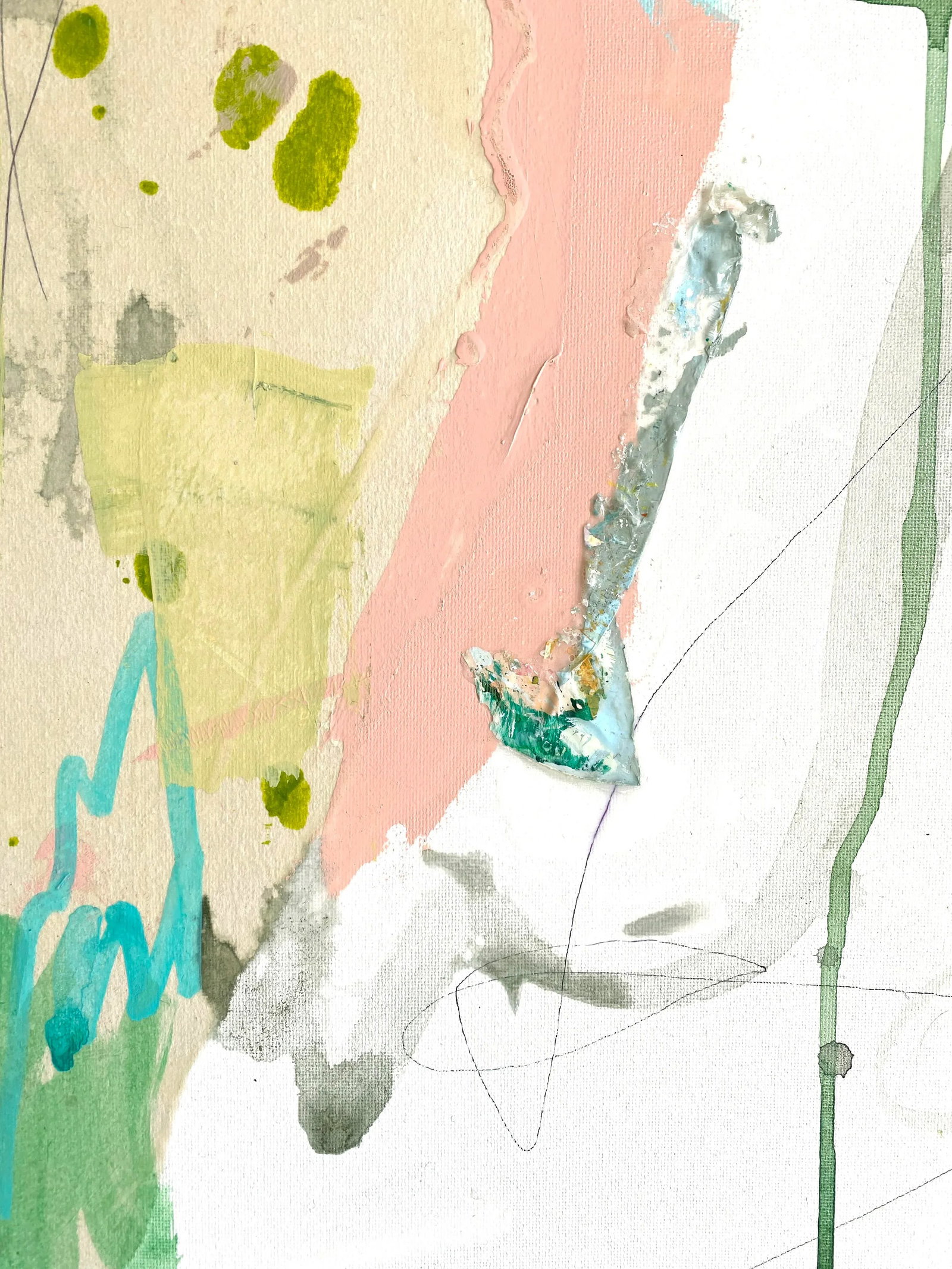 "Lunch Under the Umbrellas" 2024 Original Painting by Jessalin Beutler - 2