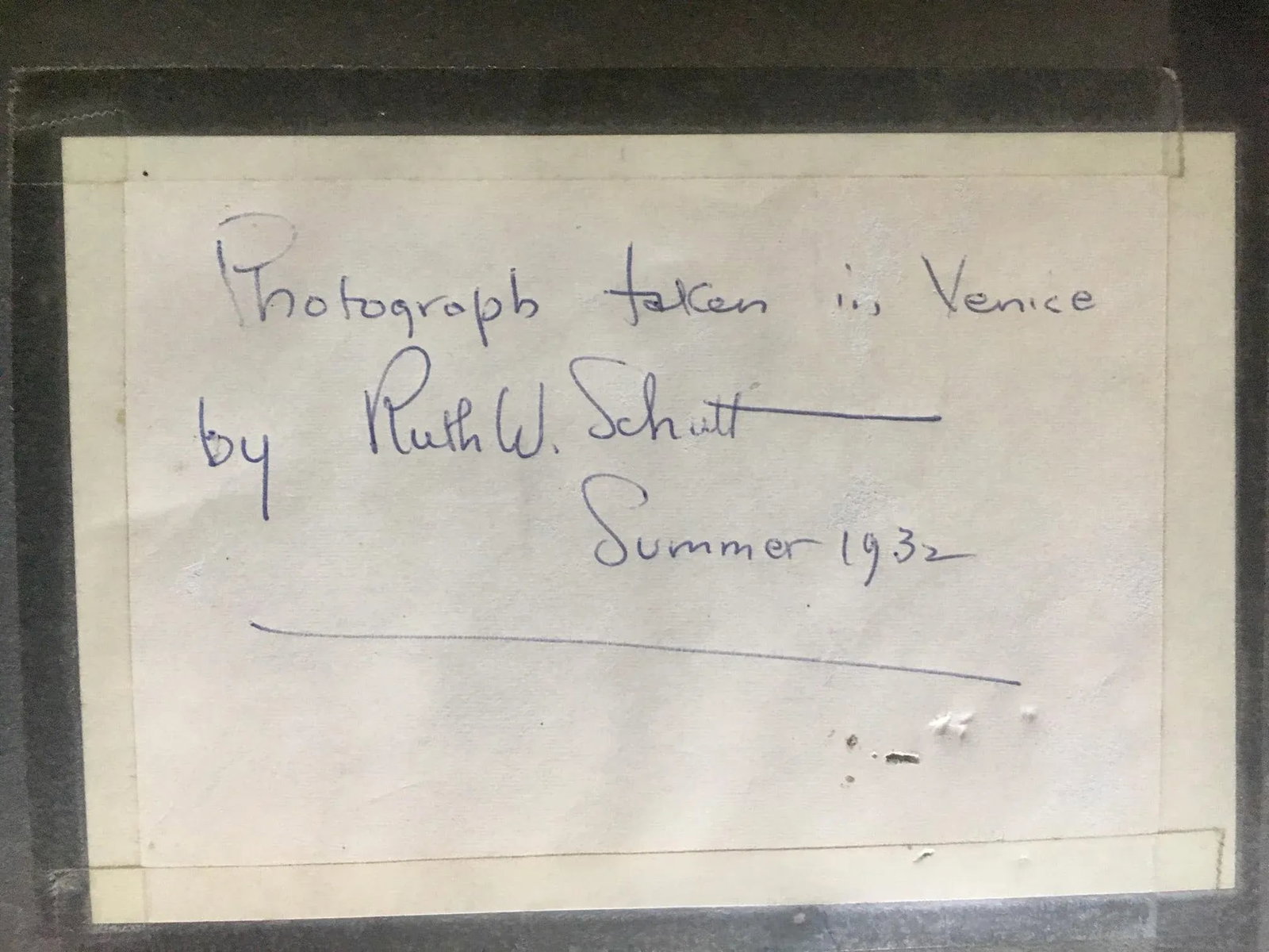 1932 Framed Venice Photograph - 6
