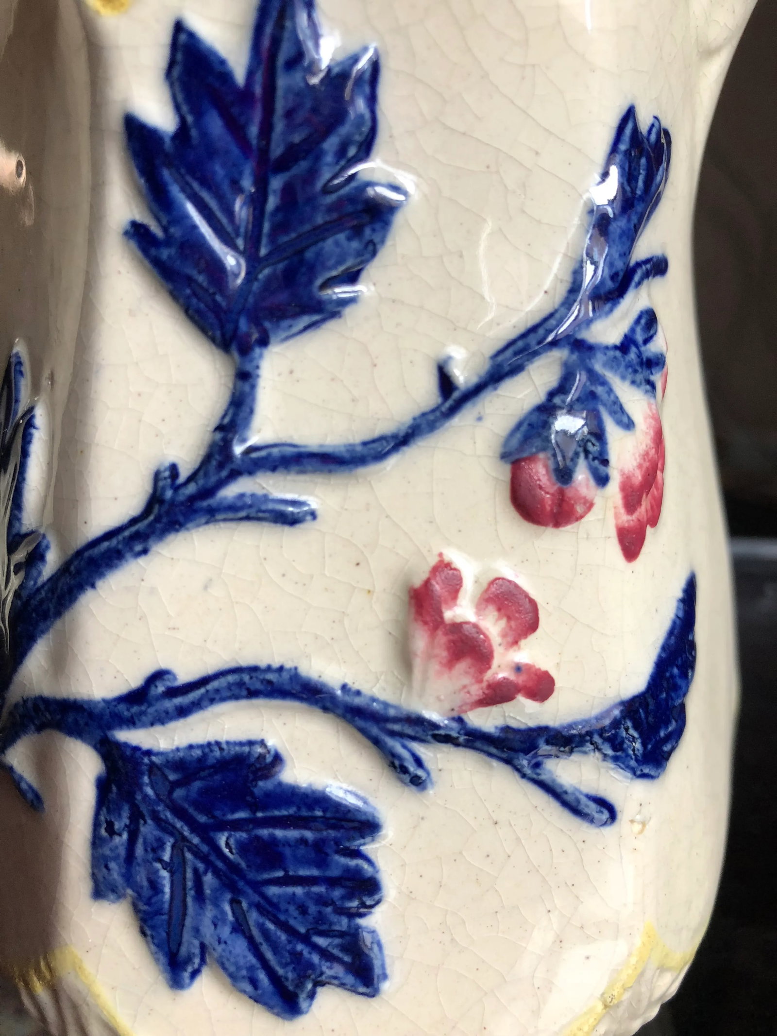 Antique English Majolica Pitcher - 7