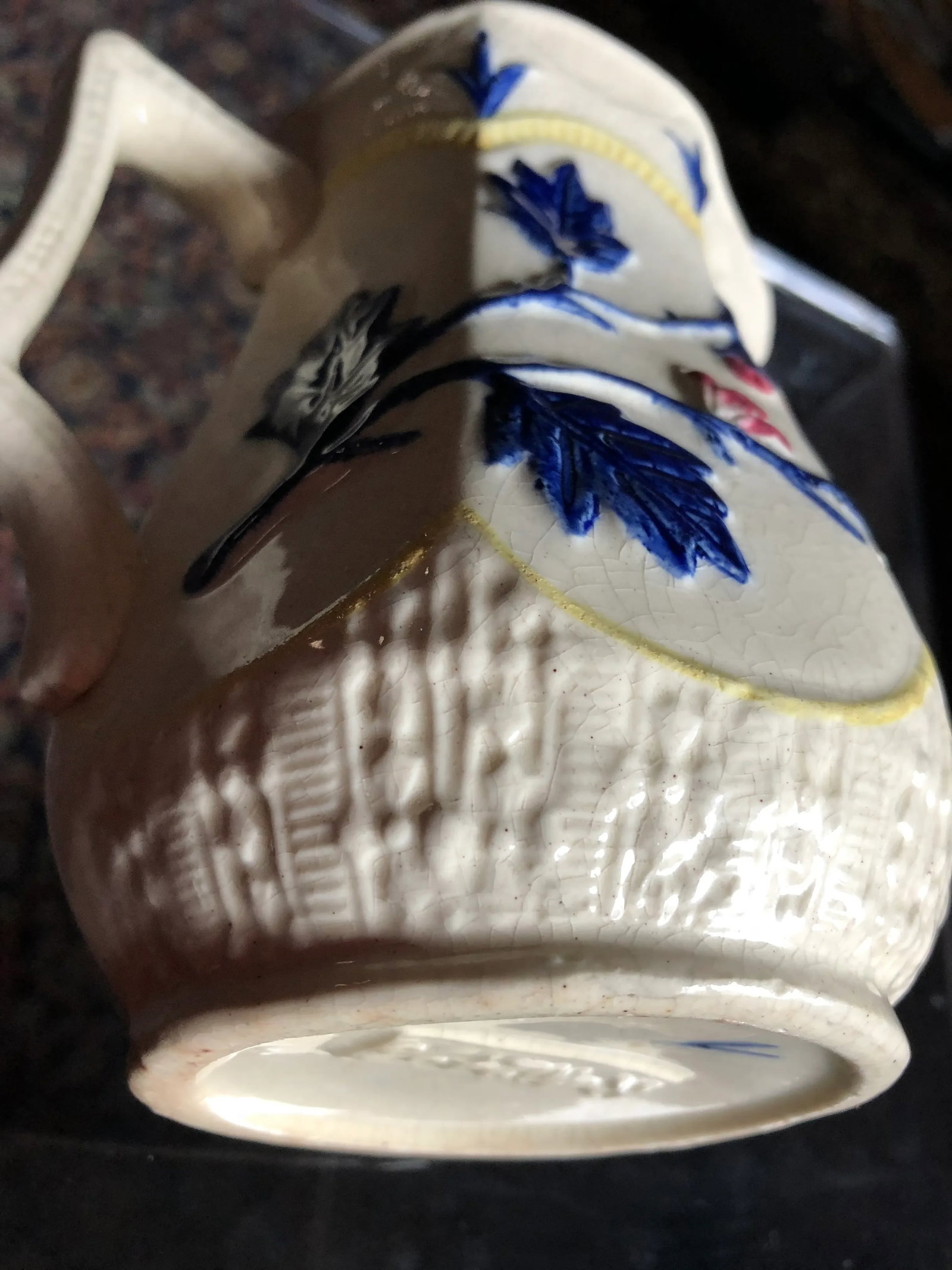Antique English Majolica Pitcher - 8