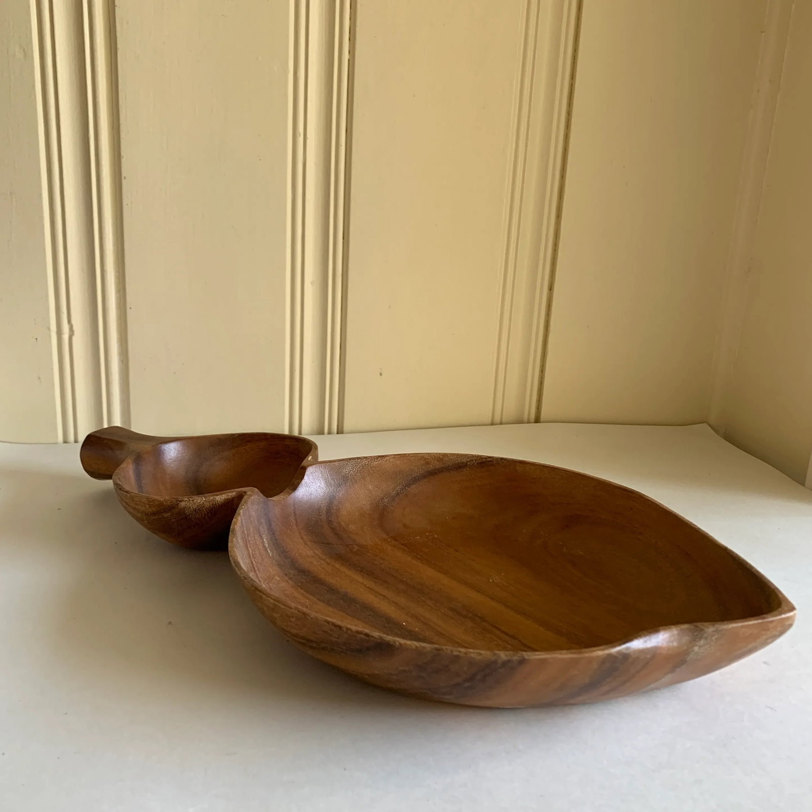Vintage Hawaii Monkeypod Wood Tray - 3