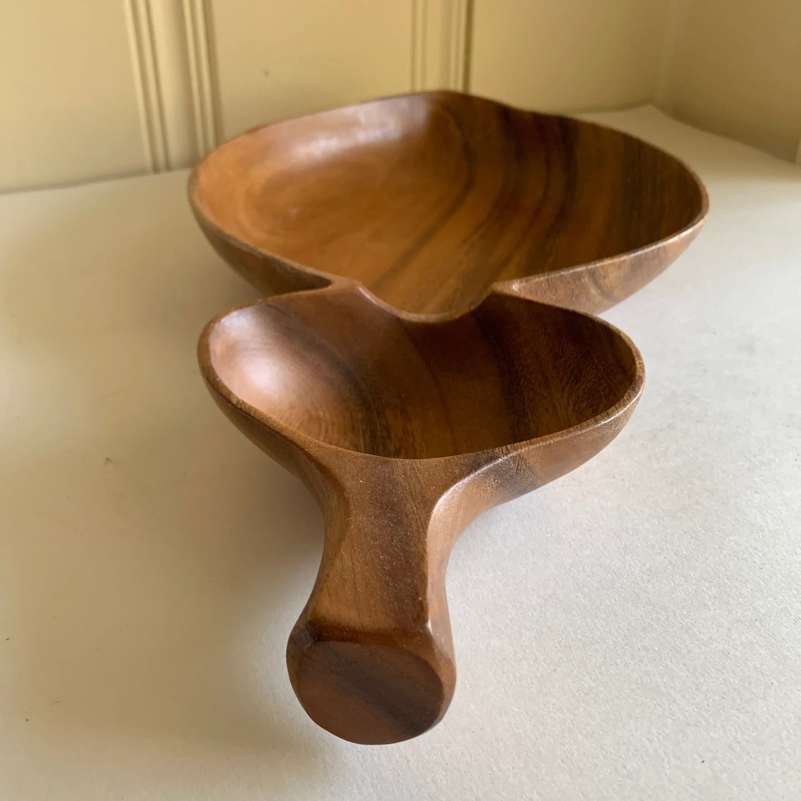 Vintage Hawaii Monkeypod Wood Tray - 6