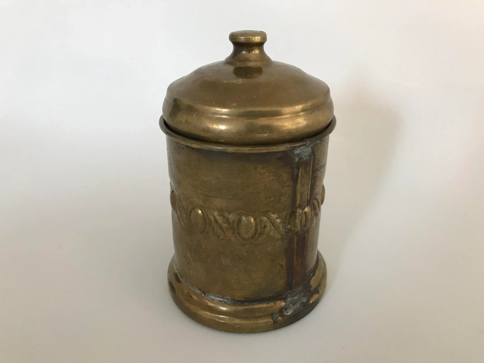 19th Century Turkish Brass Storage Container - 2