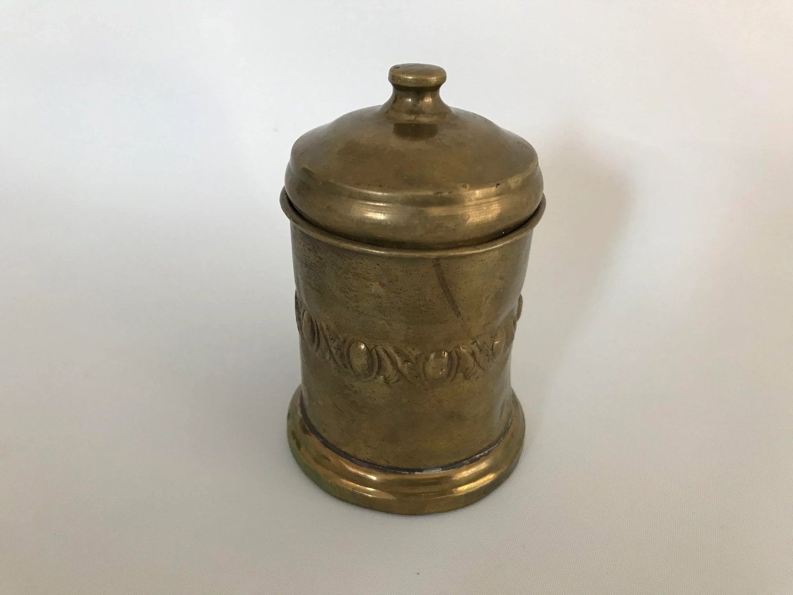 19th Century Turkish Brass Storage Container - 3