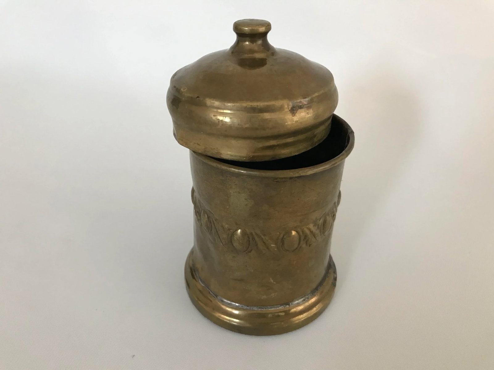 19th Century Turkish Brass Storage Container - 4