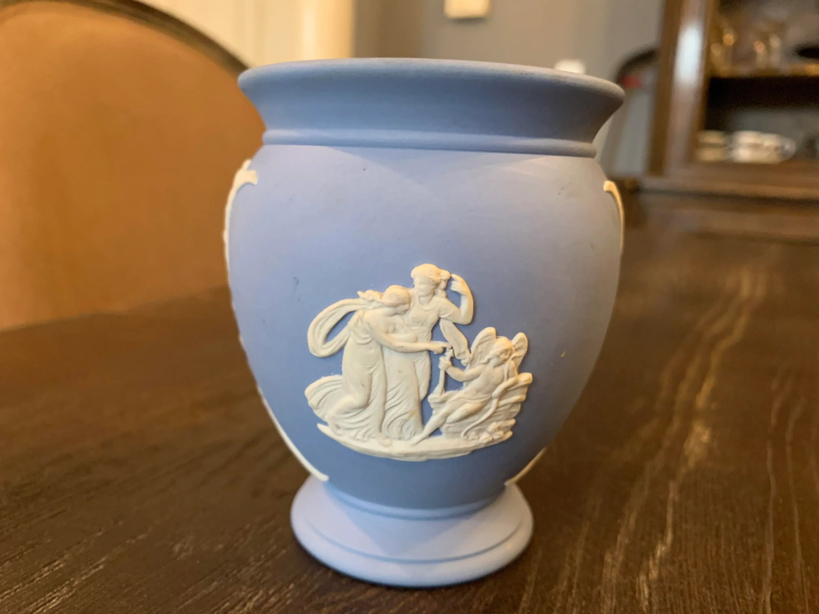 1960's Vintage Wedgwood Posy Pot Vases - a Pair - 3