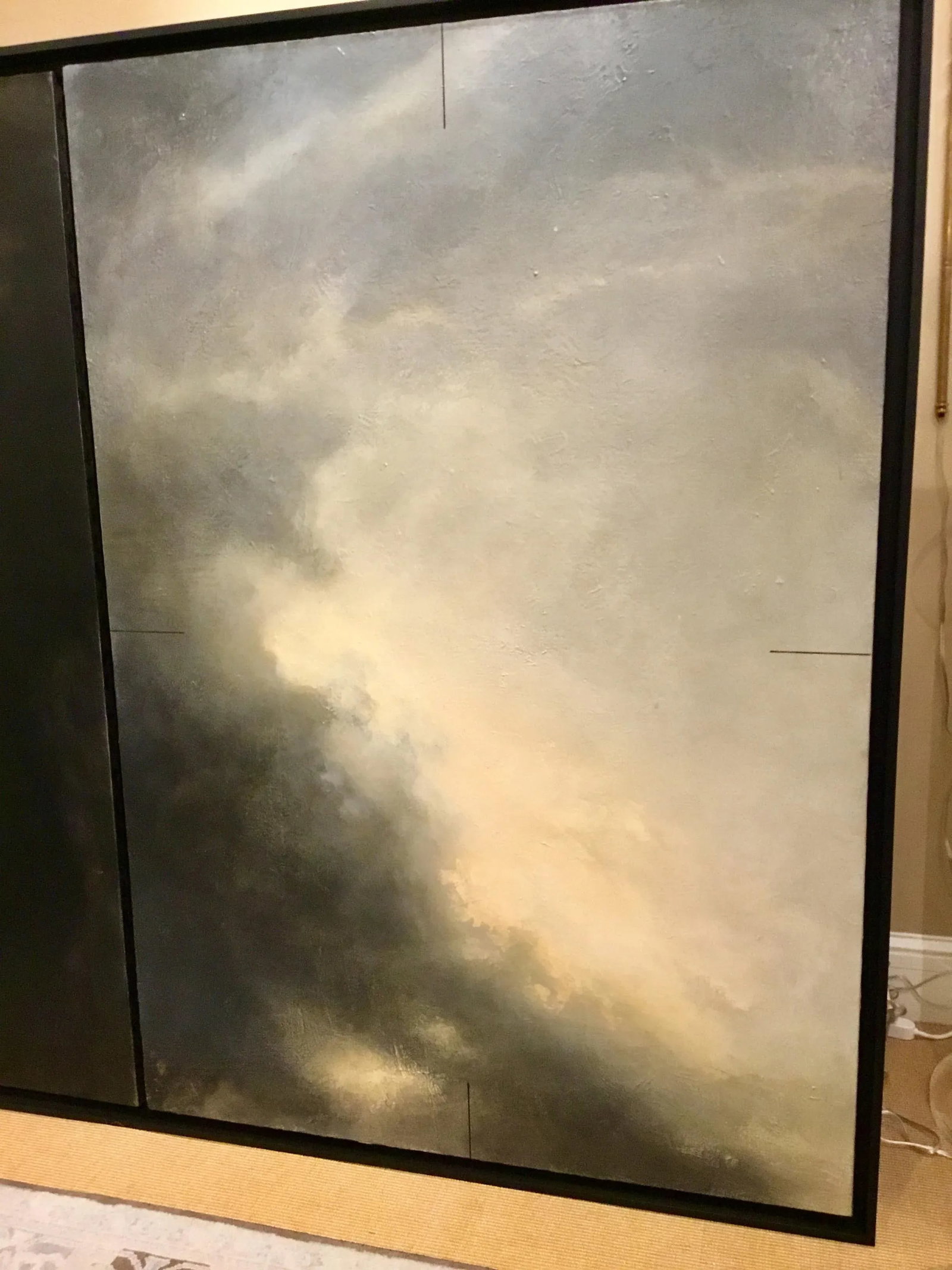 Coriolanus By: Dozier Bell, Moody Oil and Acrylic on Linen Framed Painting - 2