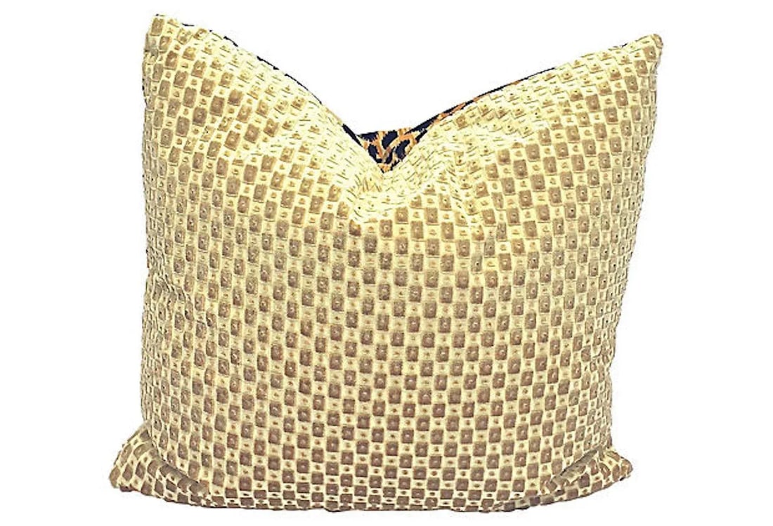 Late 20th Century Velvet Leopard Pillow - 3