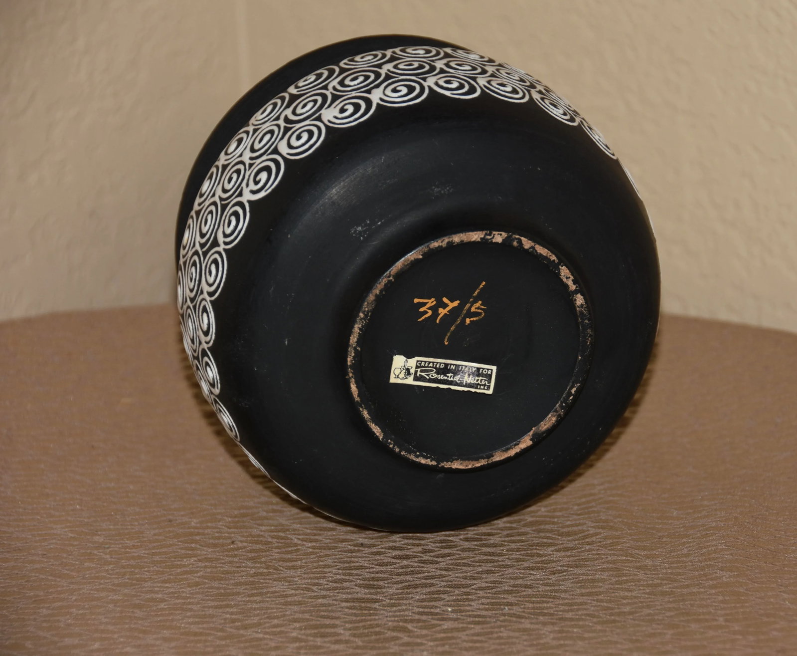 Bitossi Aldo Londi for Rosenthal Netter Mid-Century Italian Pottery Bowl - 5