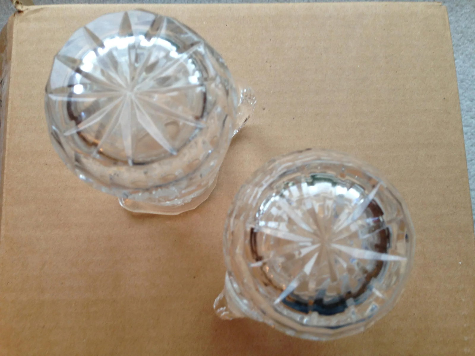Polonia Lead Crystal Pitcher - A Pair - 7