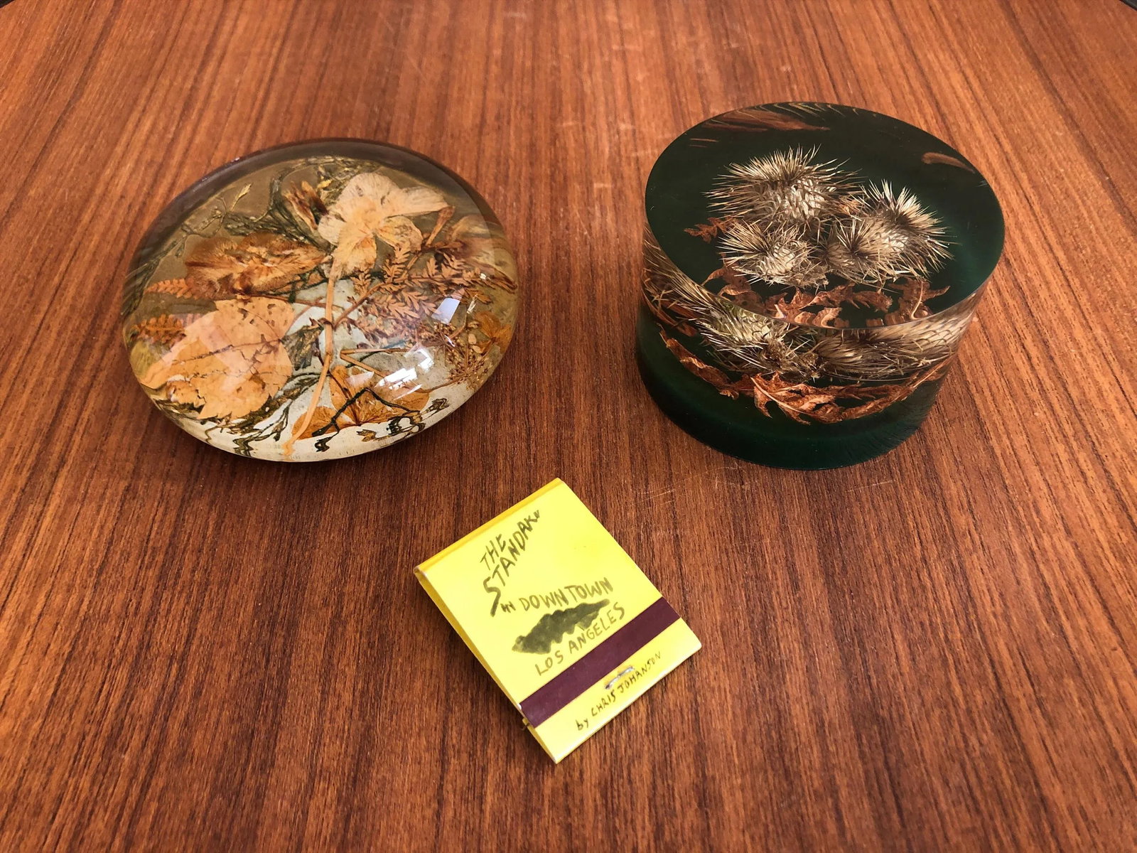 Autumnal Vintage Paperweights - a Pair - 10