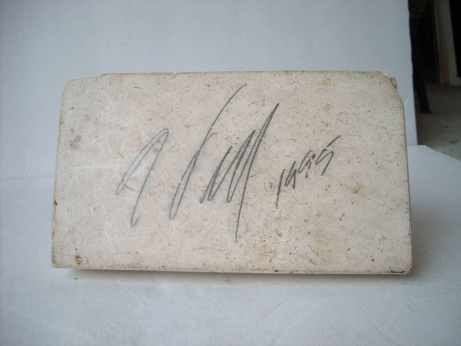 Guy Dill Wood Sculpture With Marble Base Signed and Dated - 4