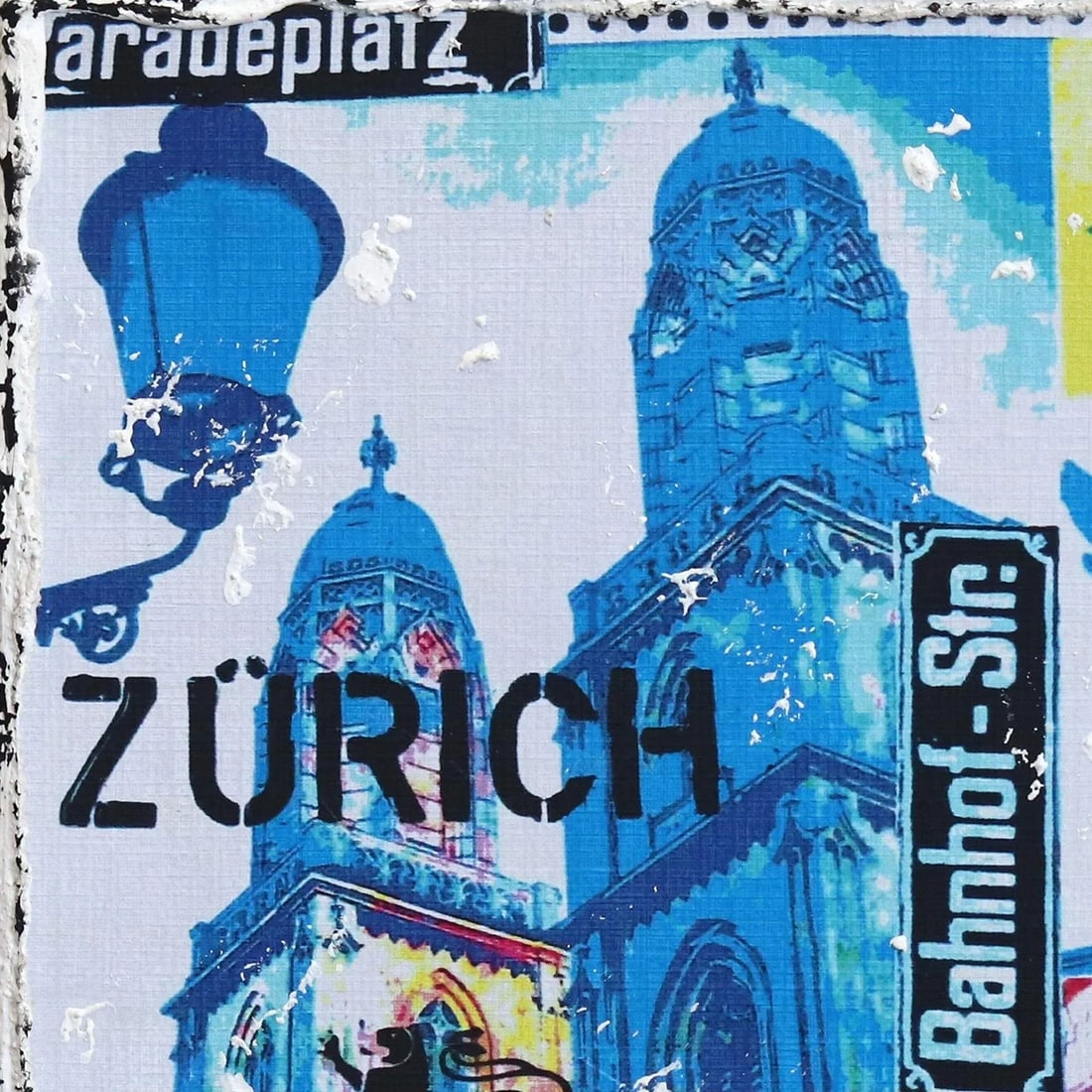 "Zurich 6" Original Artwork by Marion Duschletta - 2