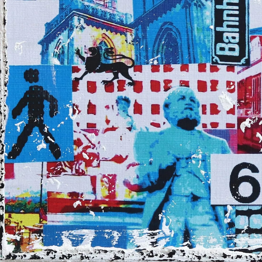 "Zurich 6" Original Artwork by Marion Duschletta - 4