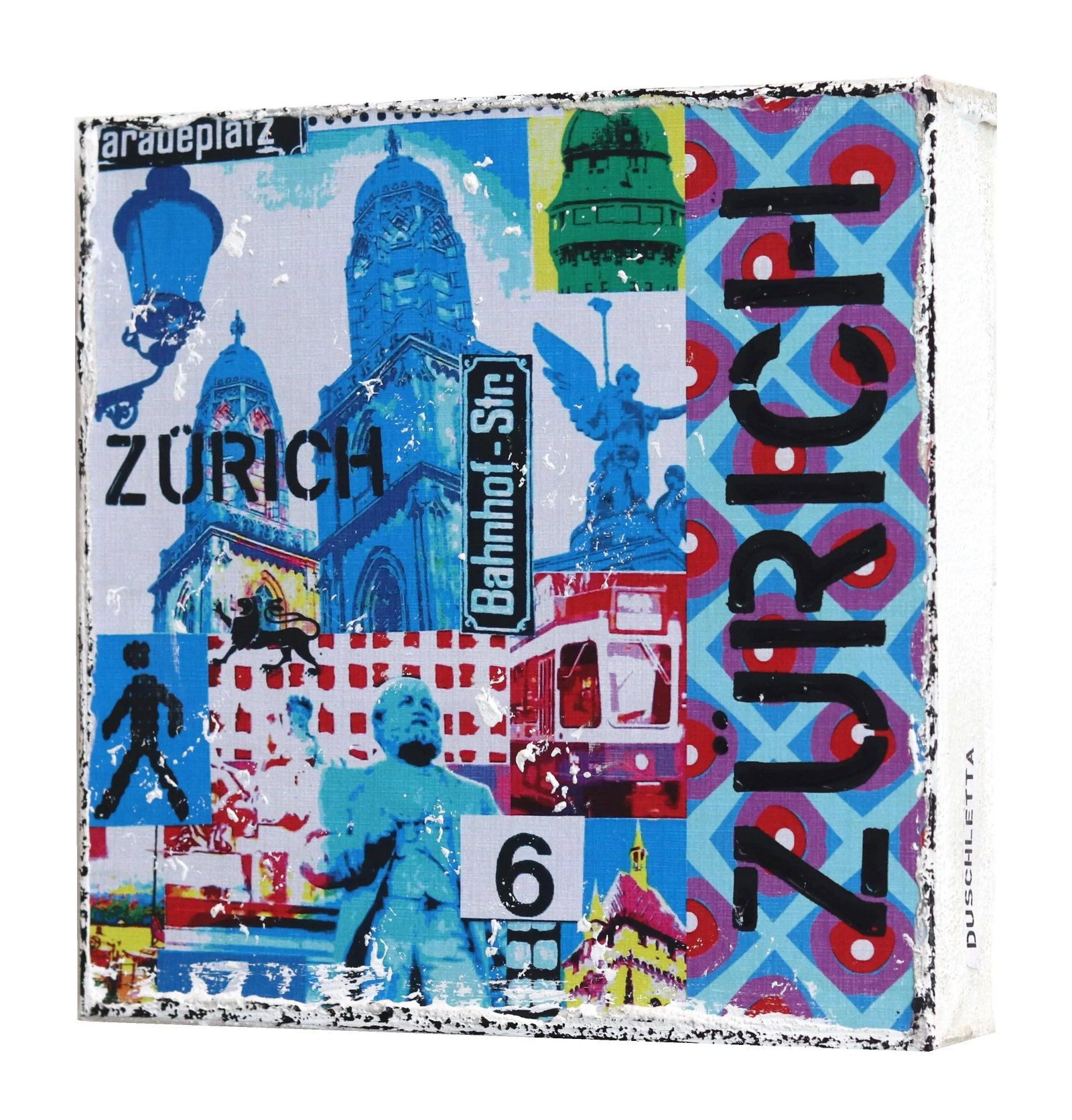 "Zurich 6" Original Artwork by Marion Duschletta - 6