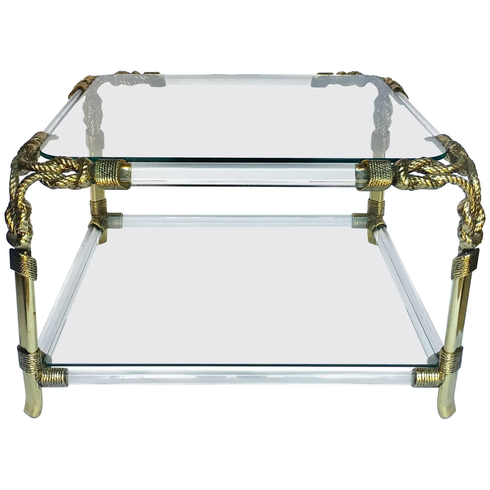 Hollywood Regency Style Sculptural Rope Cocktail Table by Meubles Curvasa, Spain - 8