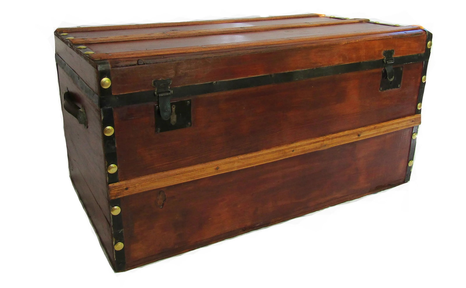 19th Century Civil War Era Carriage Trunk - 3