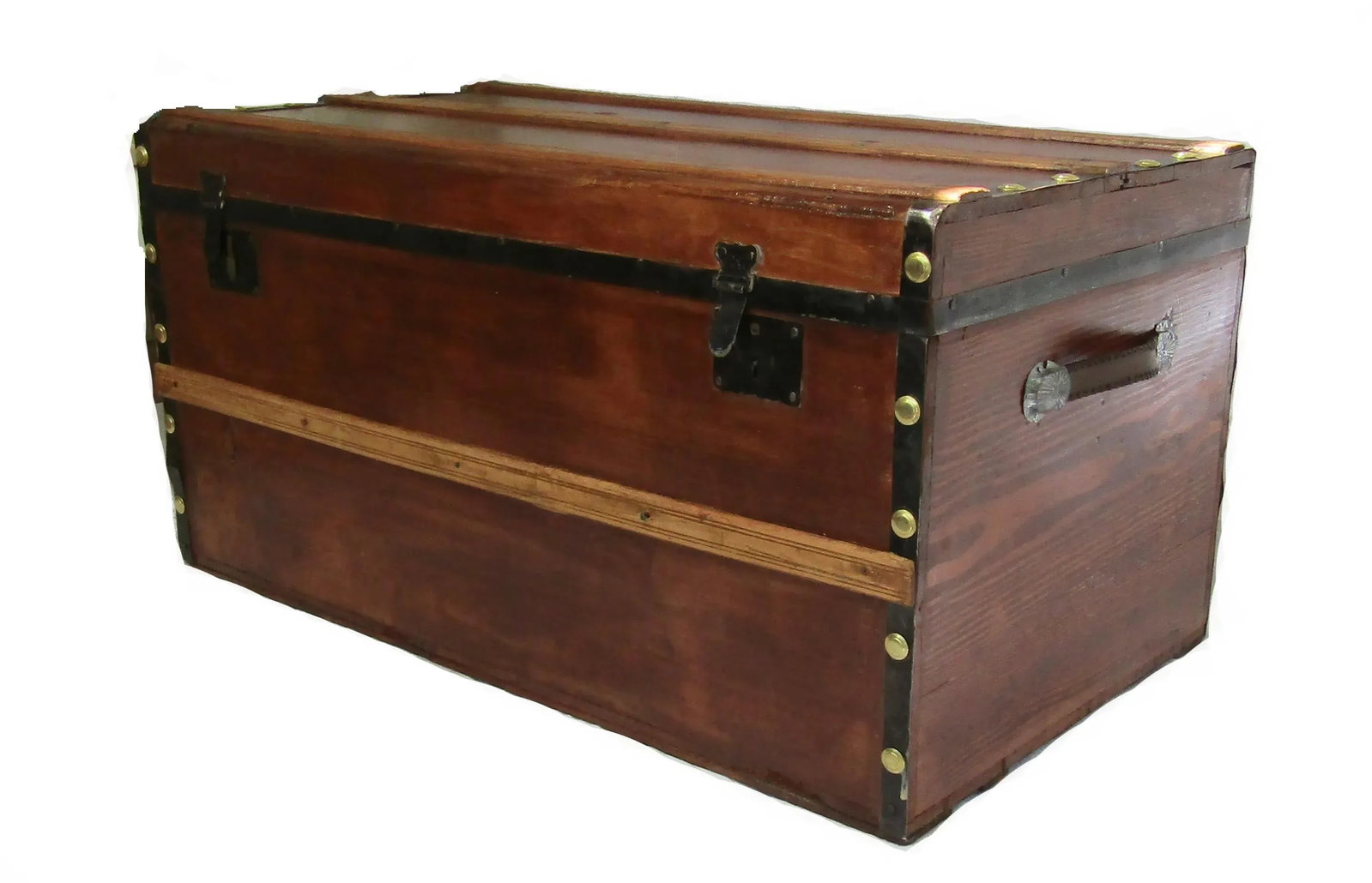19th Century Civil War Era Carriage Trunk - 4