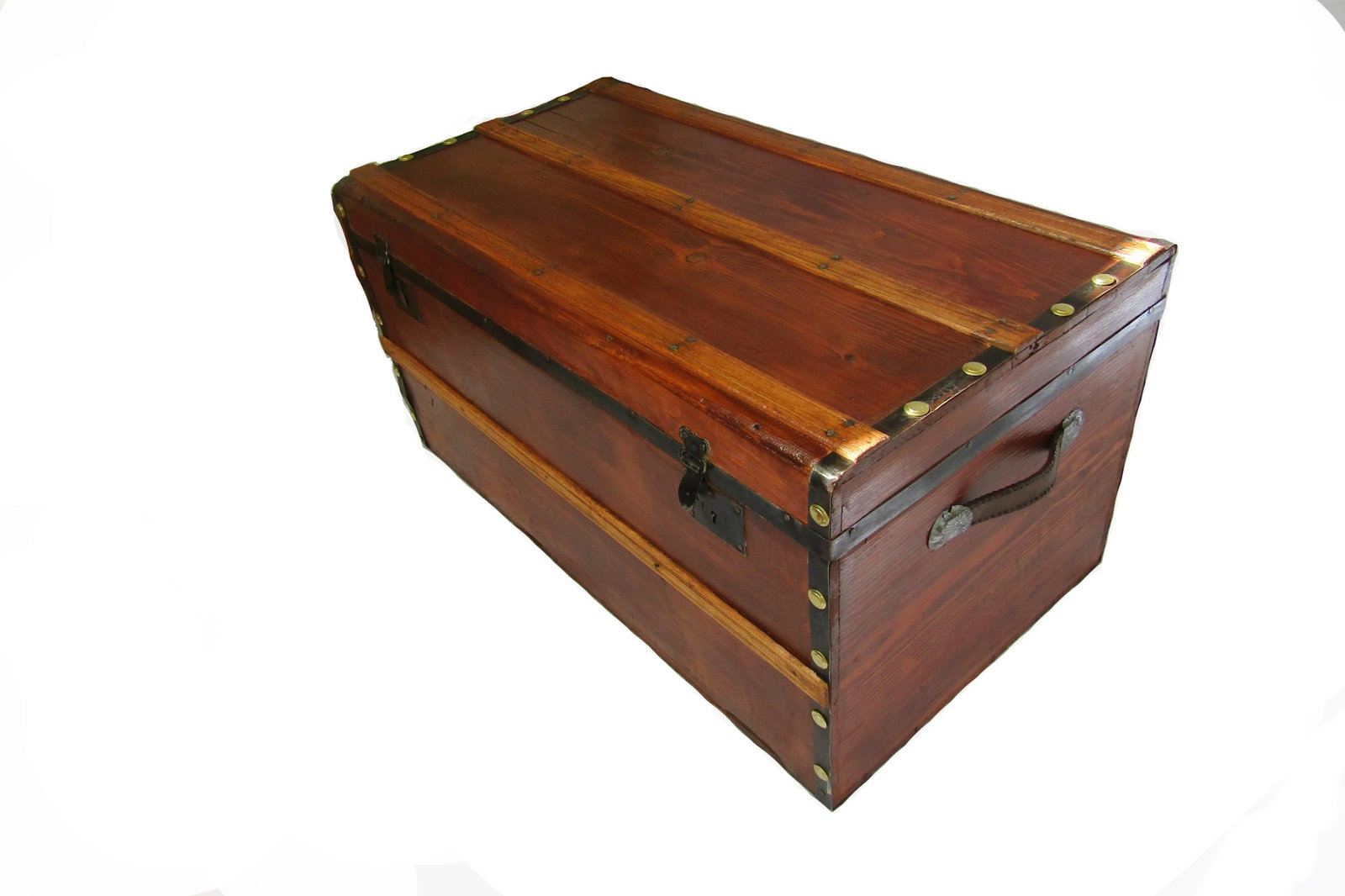 19th Century Civil War Era Carriage Trunk - 5