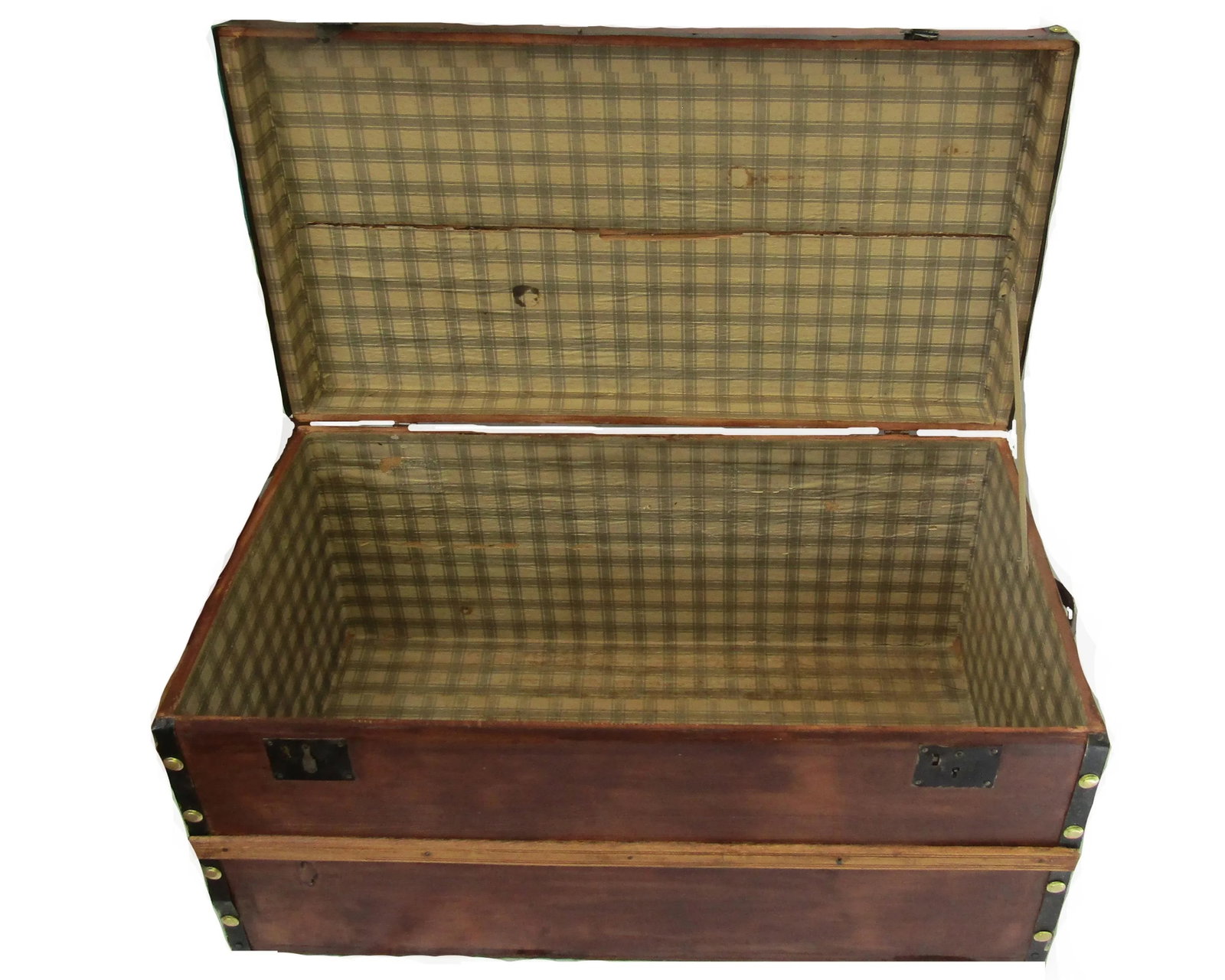 19th Century Civil War Era Carriage Trunk - 6