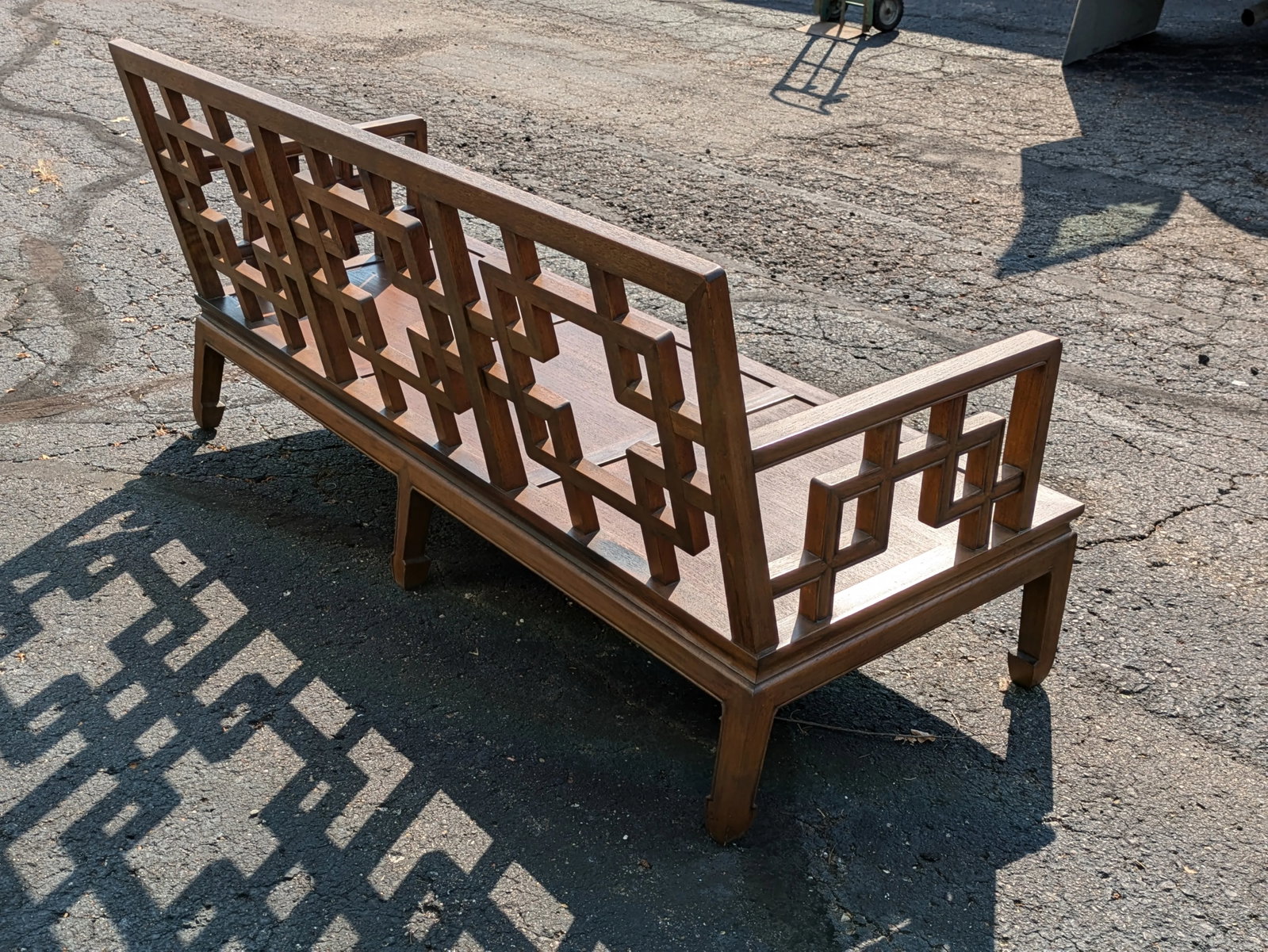 Late 20th Century Vintage Asian Inspired Chinoiserie Sofa - 11