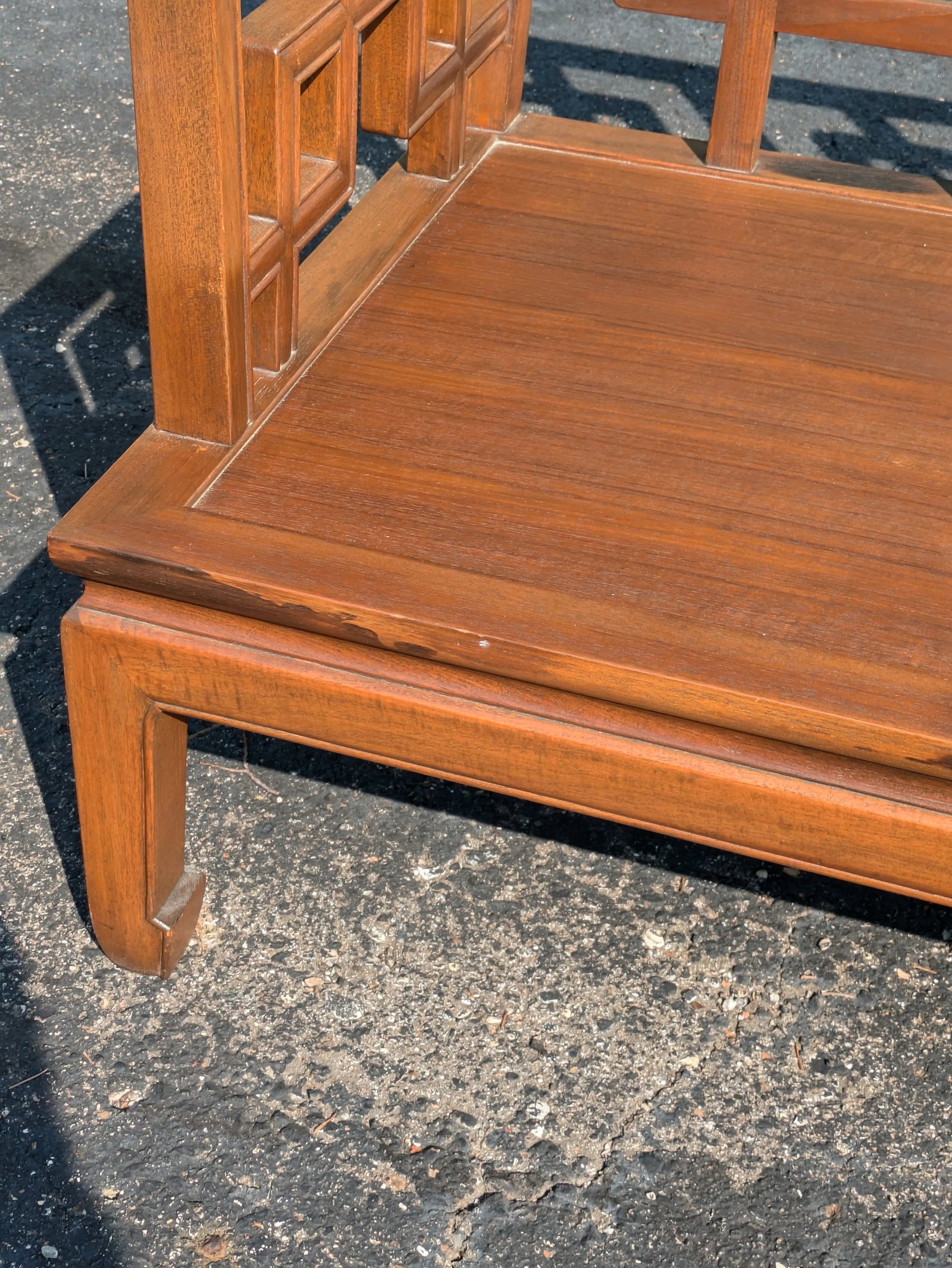 Late 20th Century Vintage Asian Inspired Chinoiserie Sofa - 12