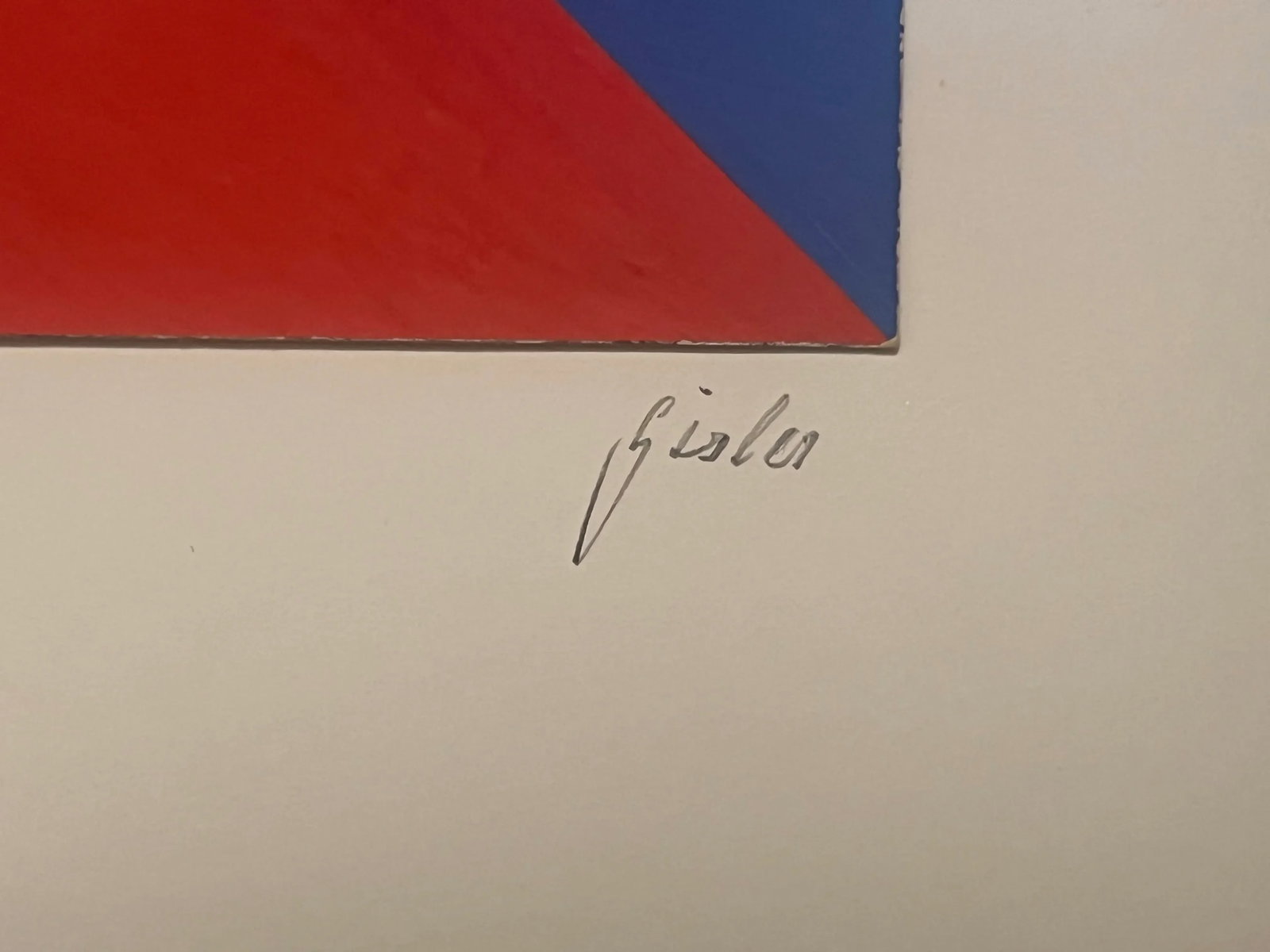 Mid 20th Century Heinrich Gisler (1918-2011), Mid Century Modern Geometric Tempera Painting on Paper - 4