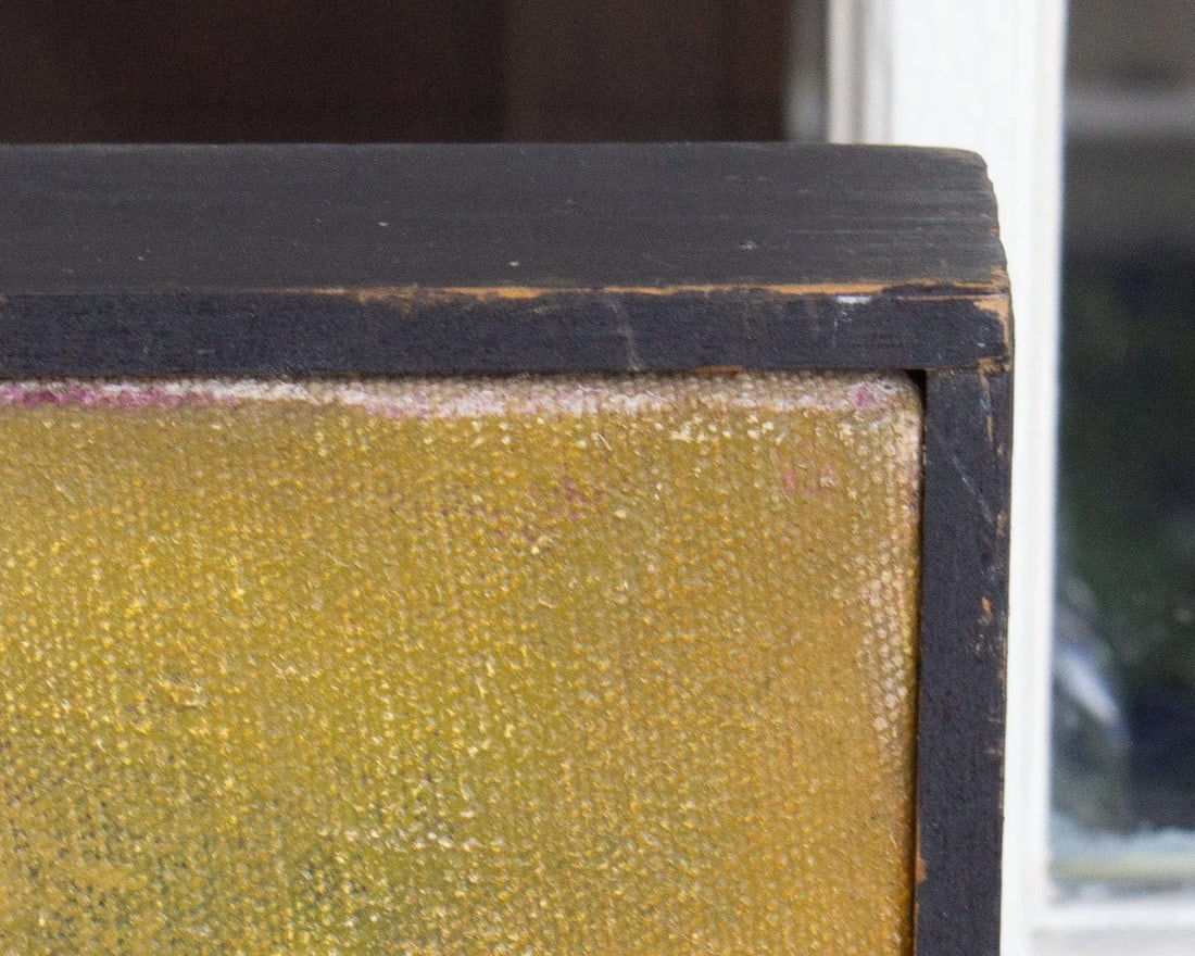 1965 Oil on Canvas Abstract Painting Signed by Steve Redman - 3