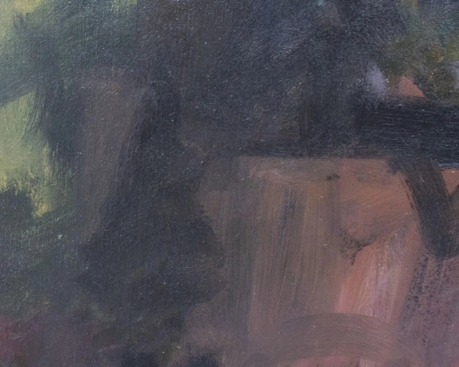 1965 Oil on Canvas Abstract Painting Signed by Steve Redman - 6