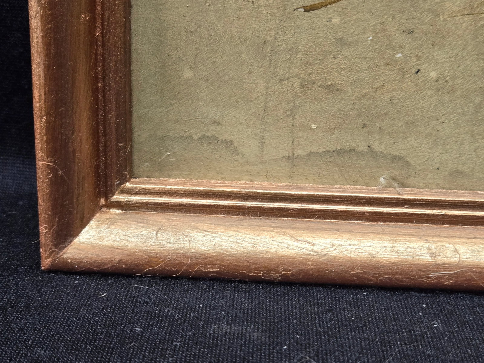 1950s Vintage Painting of Four Terrier Puppies, Framed - 6