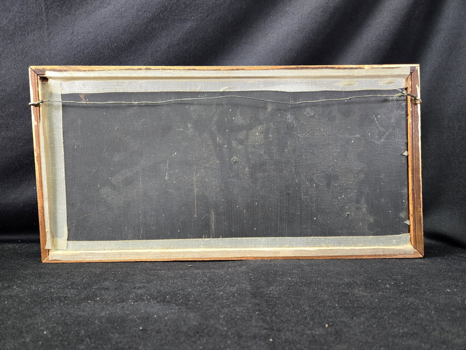 1950s Vintage Painting of Four Terrier Puppies, Framed - 7