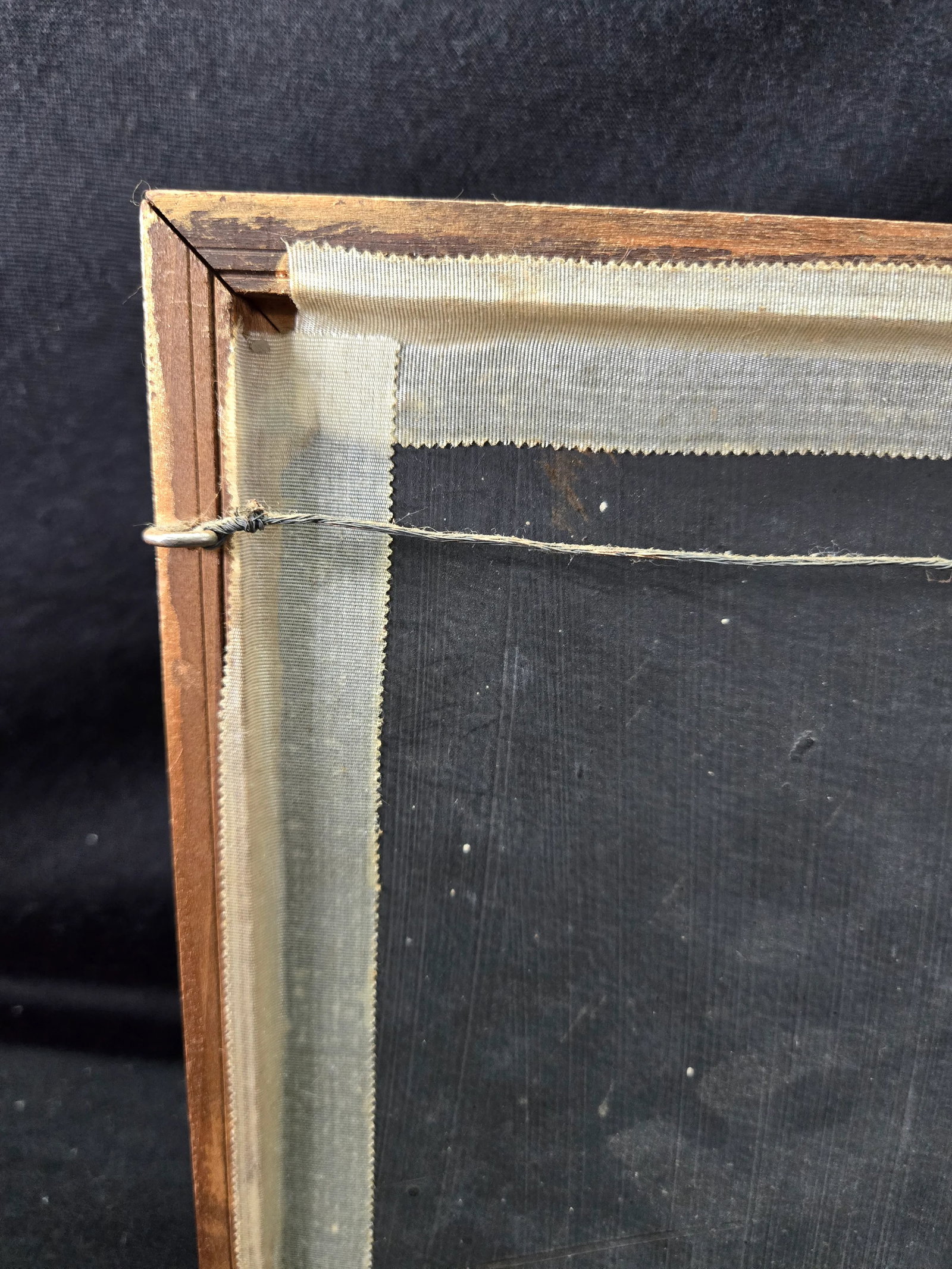 1950s Vintage Painting of Four Terrier Puppies, Framed - 8